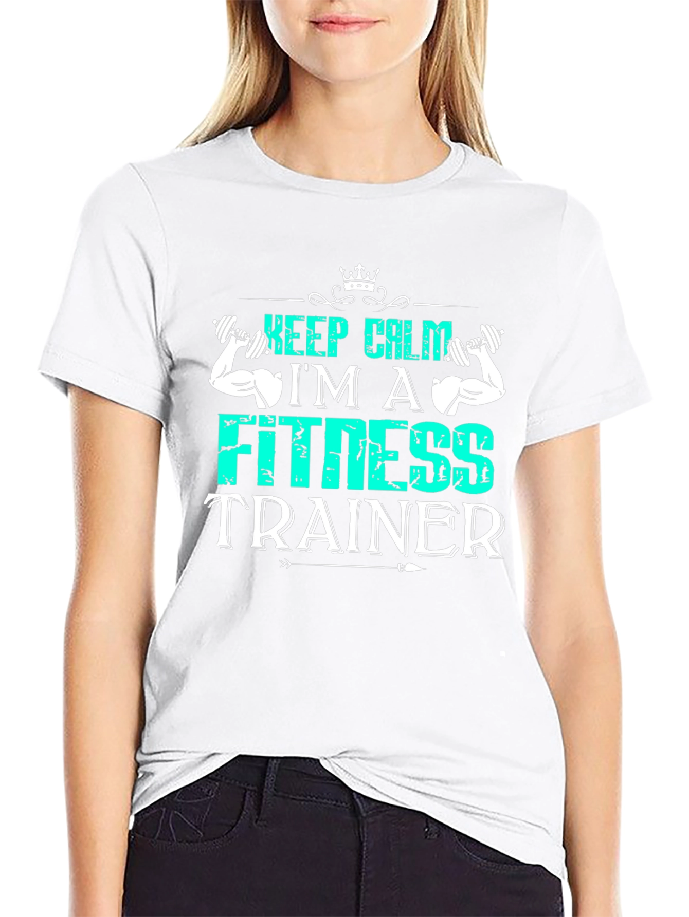 Keep Calm Fitness Trainer T-Shirt