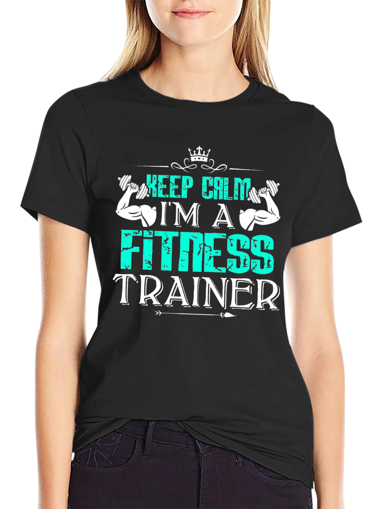 Keep Calm Fitness Trainer T-Shirt