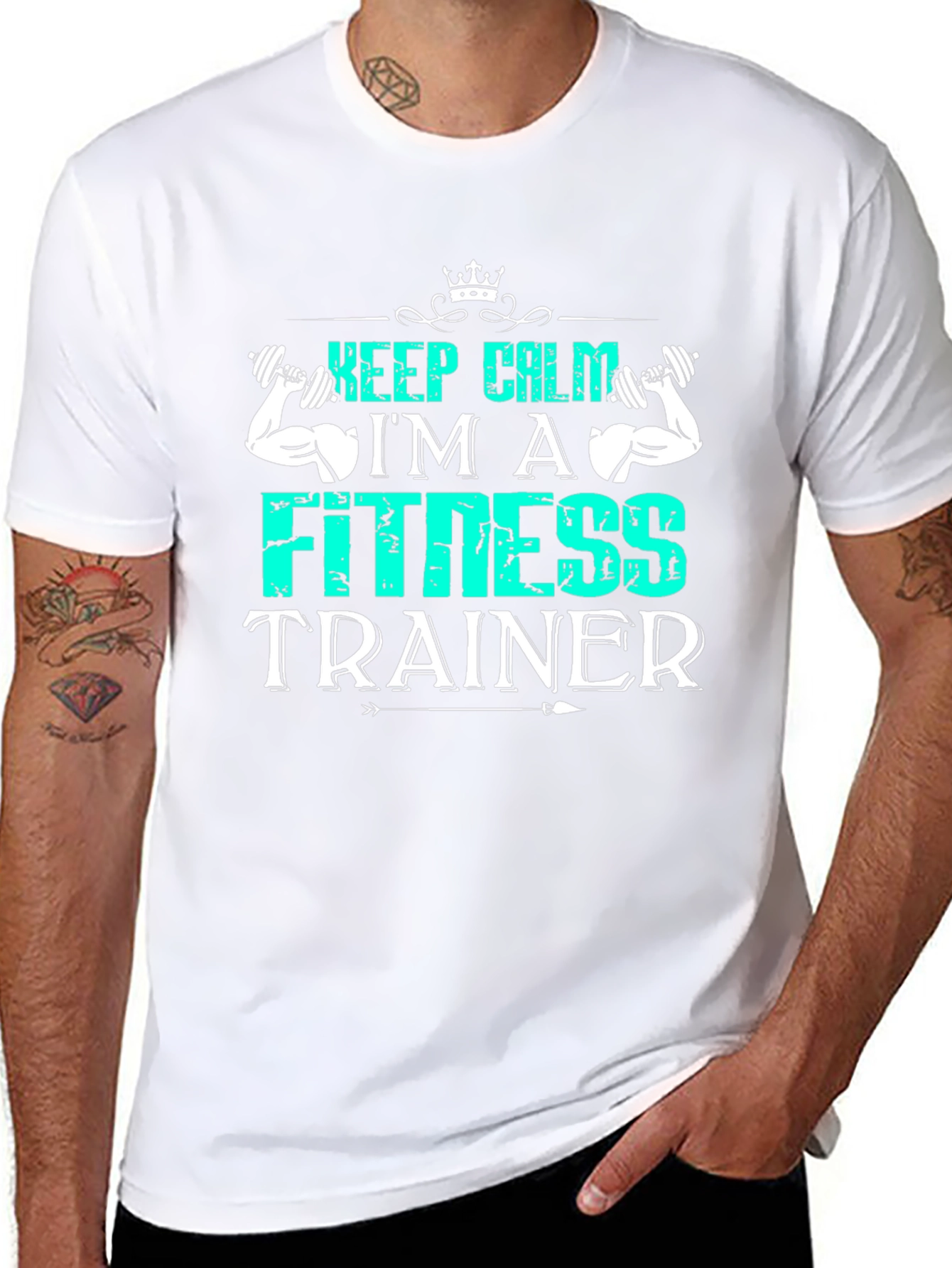 Keep Calm Fitness Trainer T-Shirt