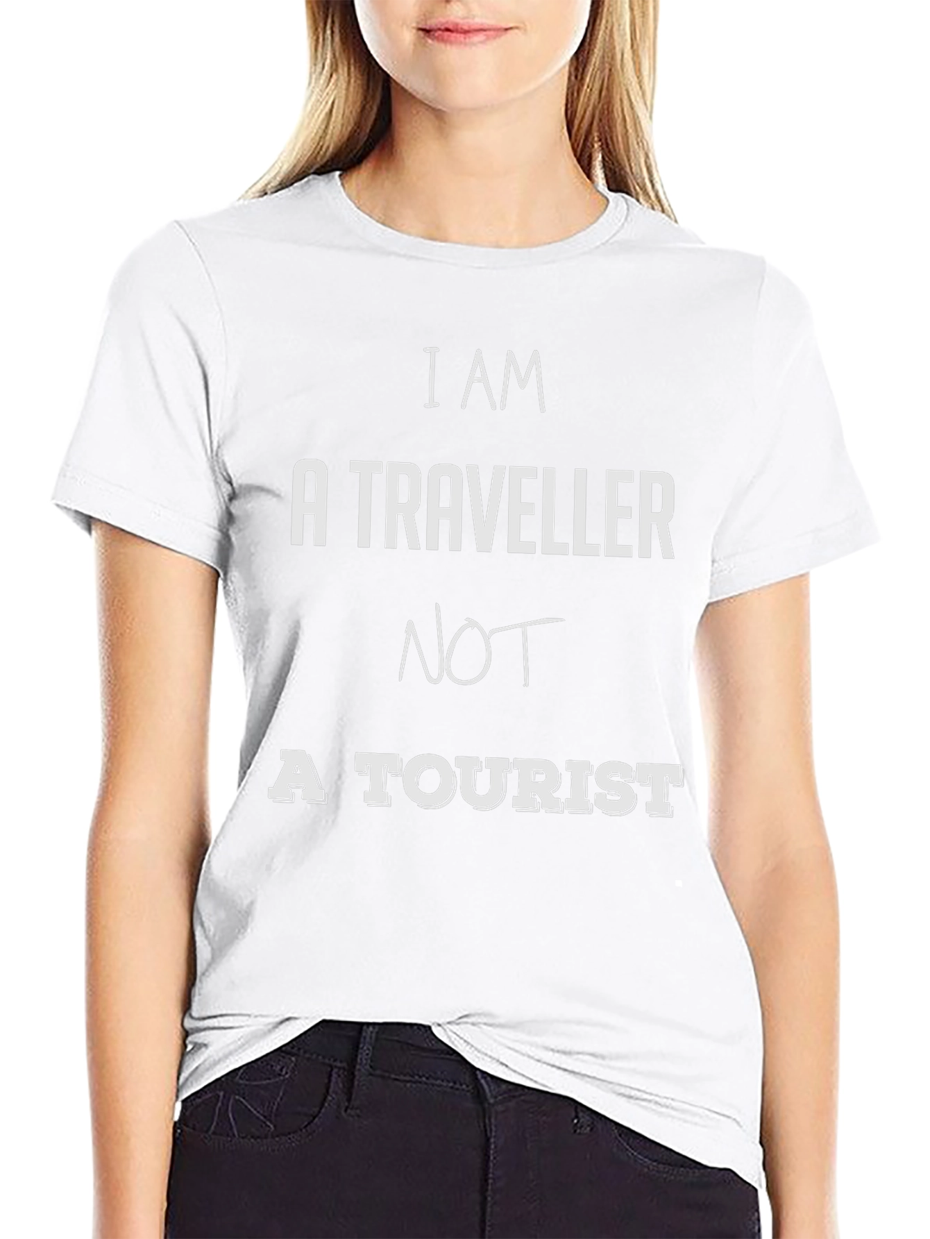 I AM A TRAVELER NOT A TOURIST T-Shirt