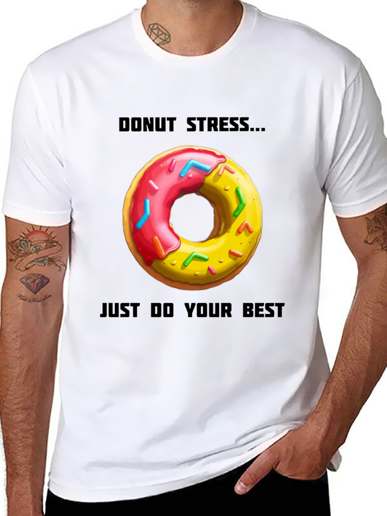 Donut Stress T-Shirt - Comfortable Casual Wear