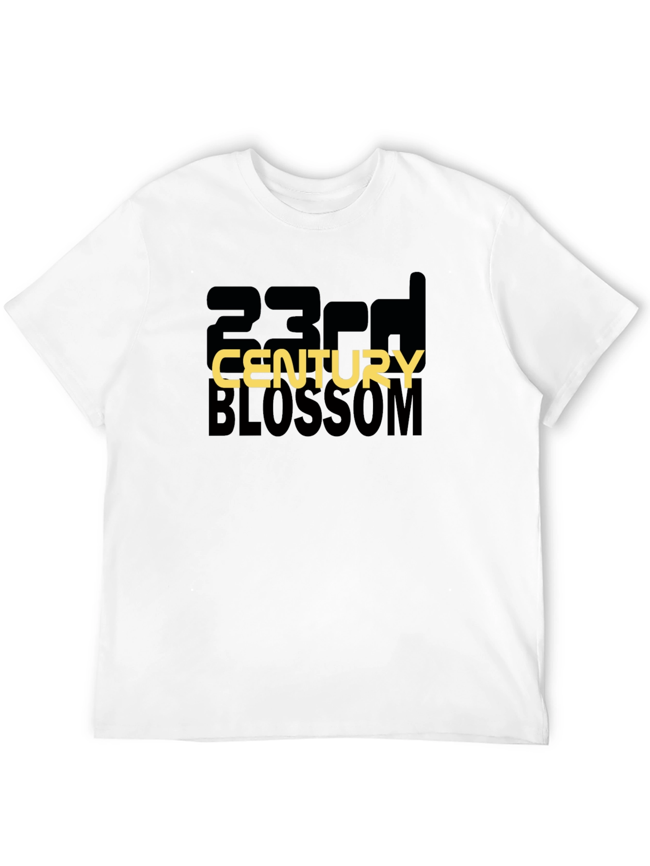 23rd Century Blossom Graphic Tee - Modern Style