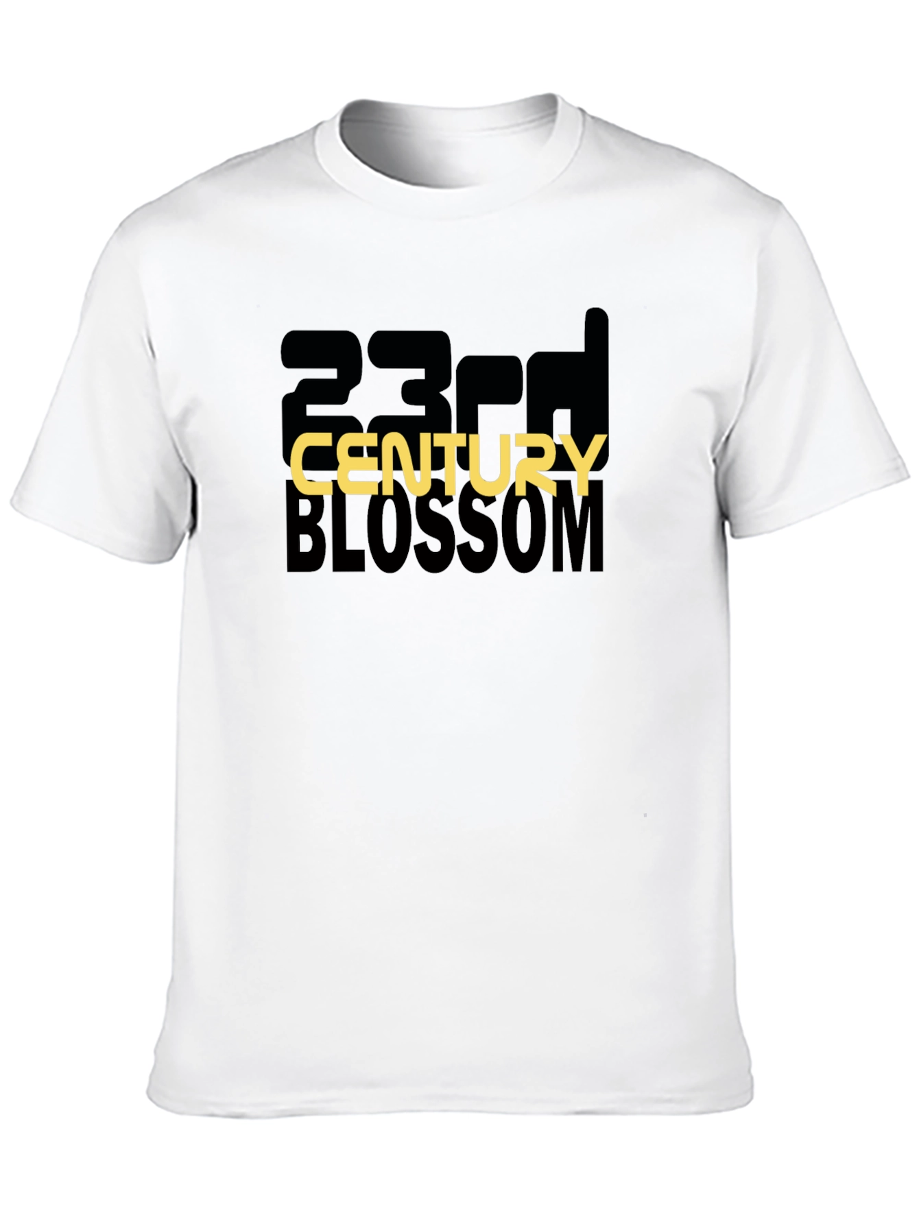 23rd Century Blossom Graphic Tee - Modern Style