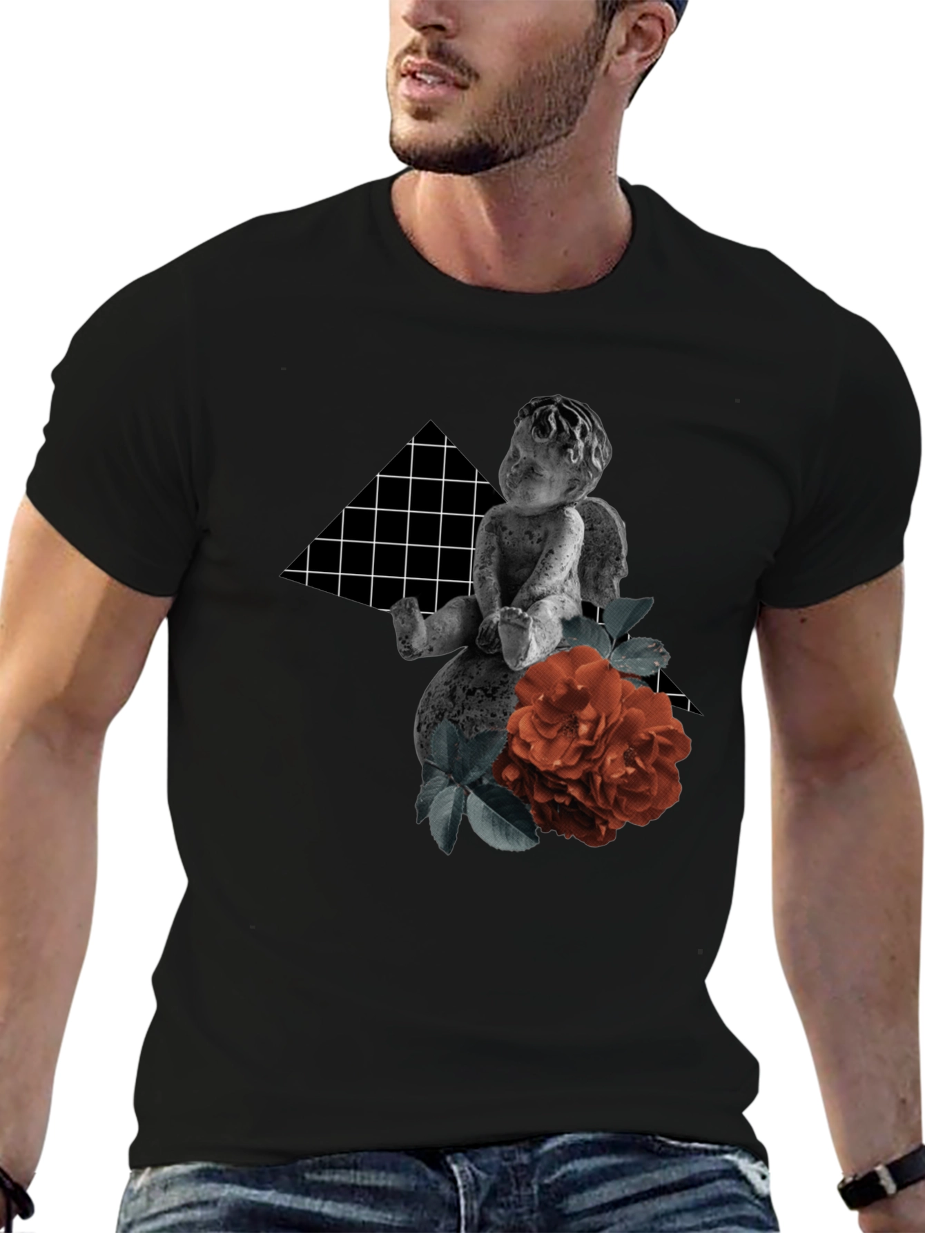 Cherub & Rose Graphic Tee - Urban Style