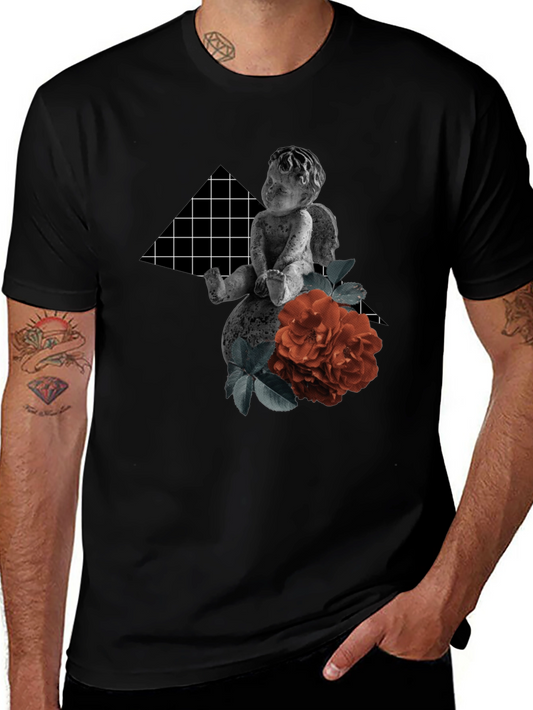 Cherub & Rose Graphic Tee - Urban Style