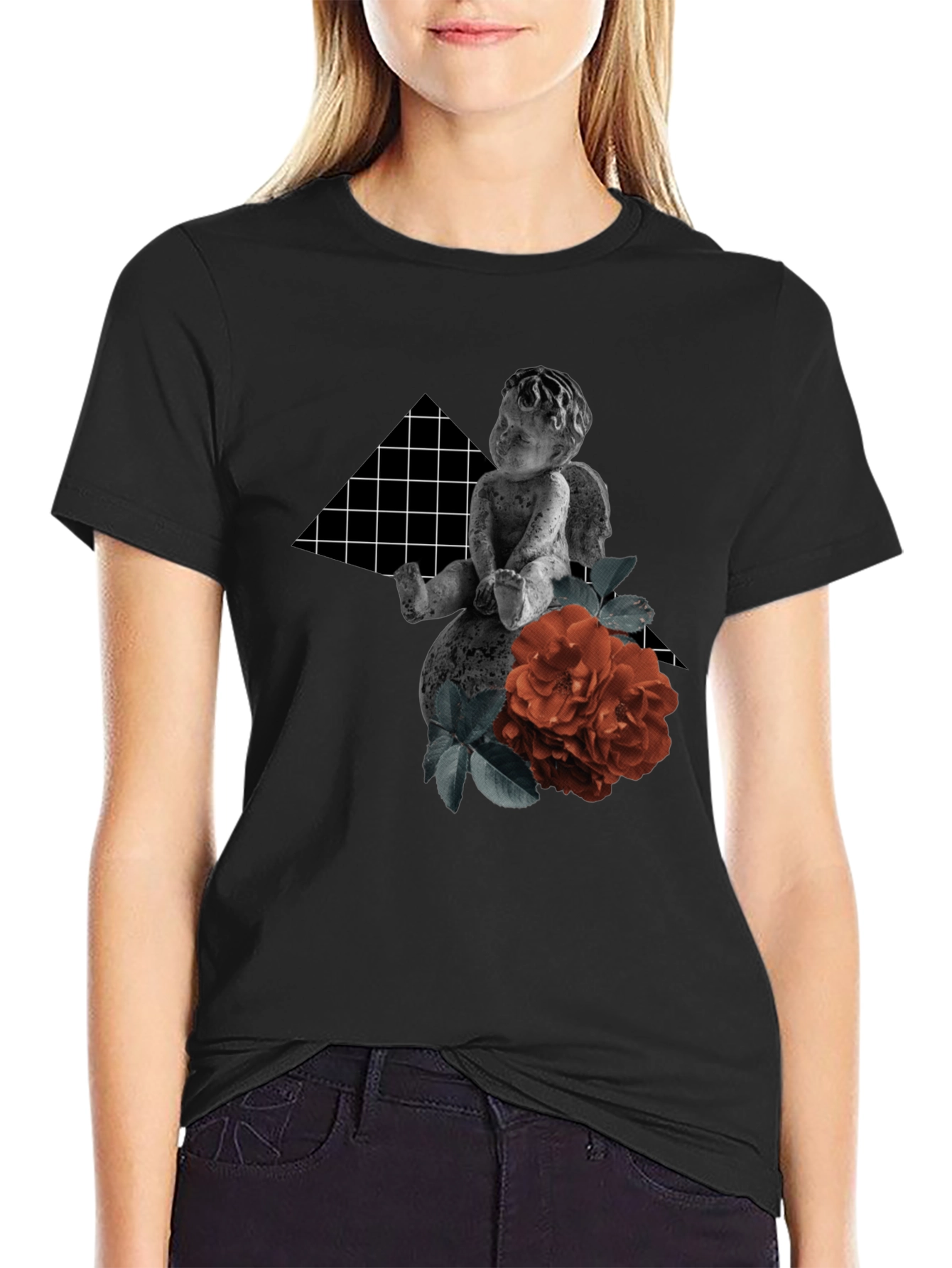 Cherub & Rose Graphic Tee - Urban Style