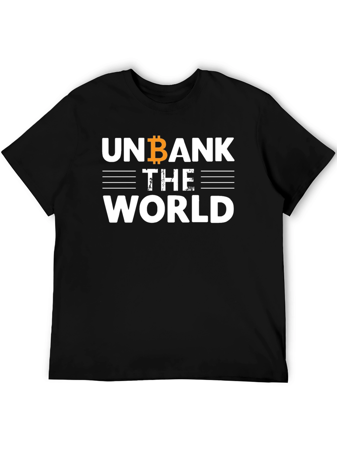 Unbank The World Bitcoin T-Shirt - Crypto Tee