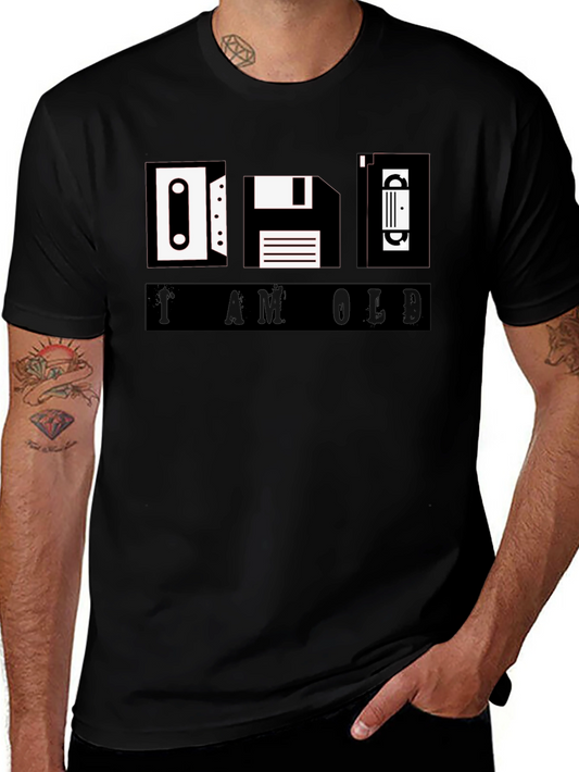I am Old T-Shirt - Retro Media Icons Tee