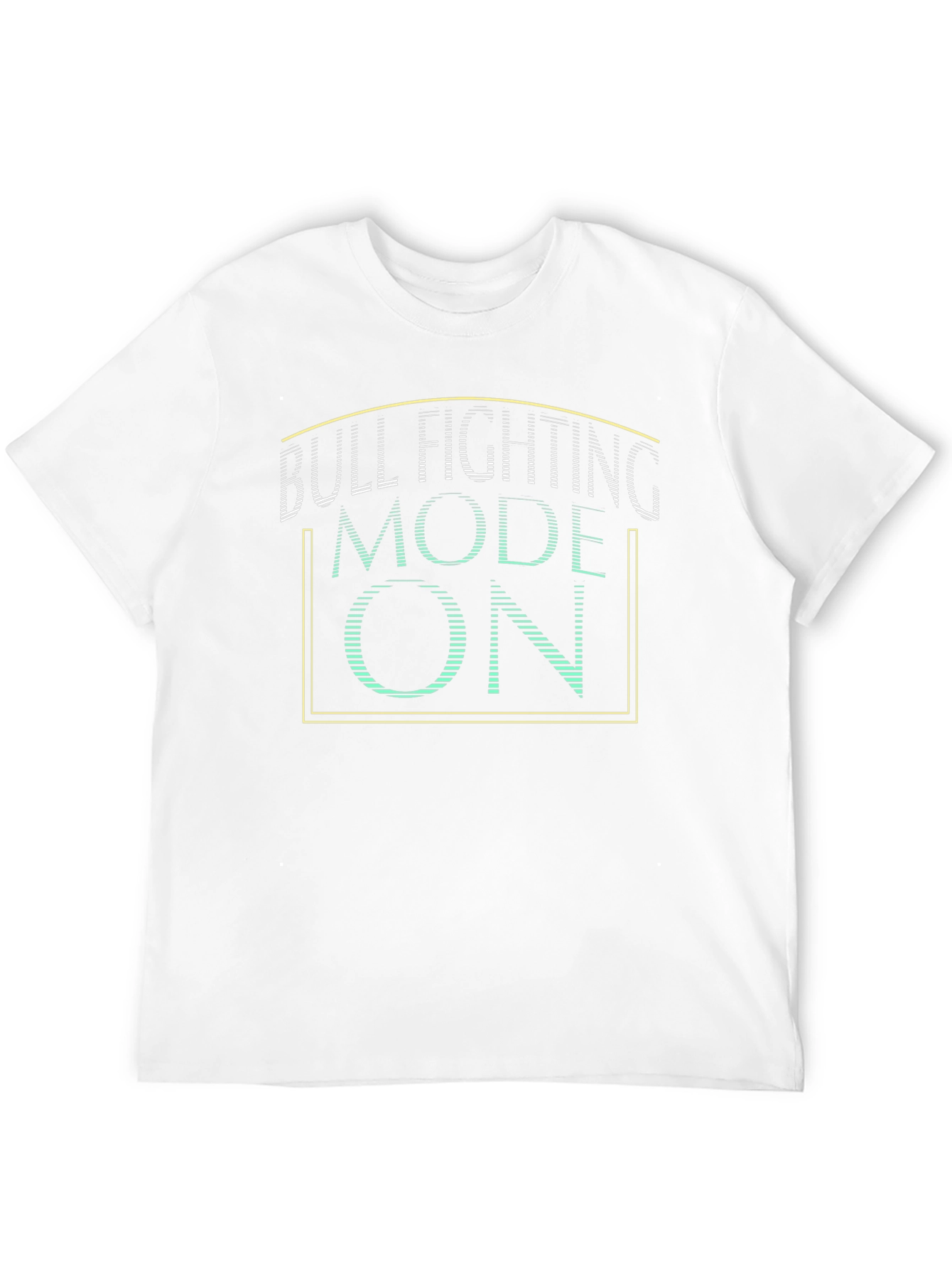 Bull Fighting Mode On Graphic Tee - Black