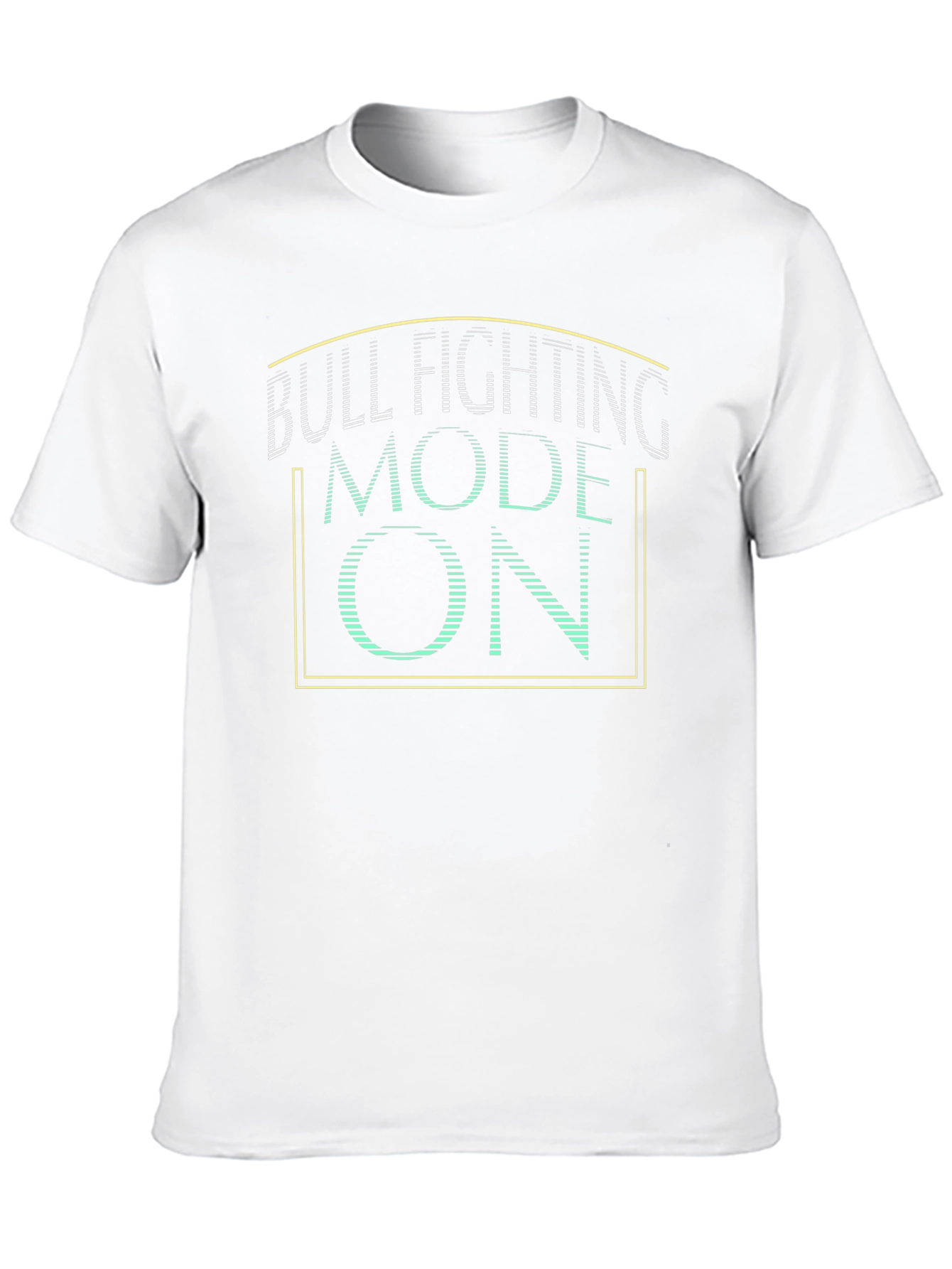 Bull Fighting Mode On Graphic Tee - Black