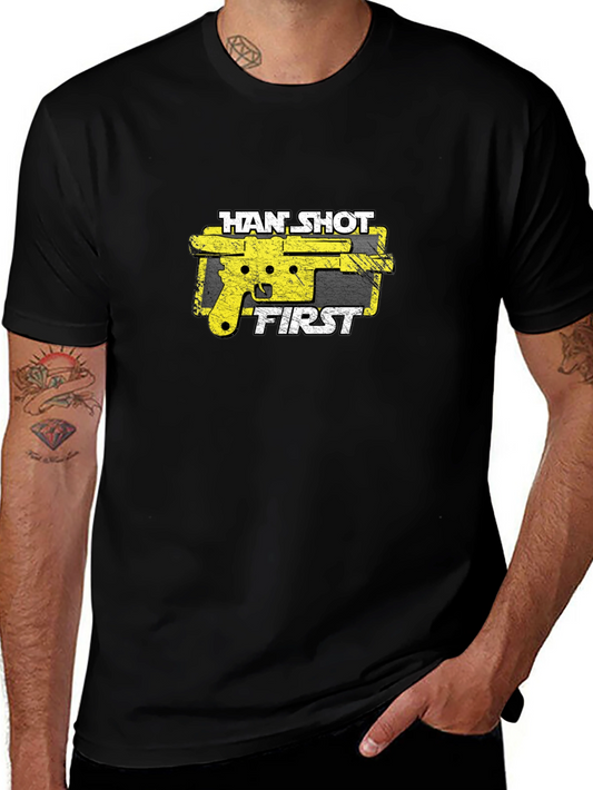 Han Shot First T-Shirt - Graphic Tee