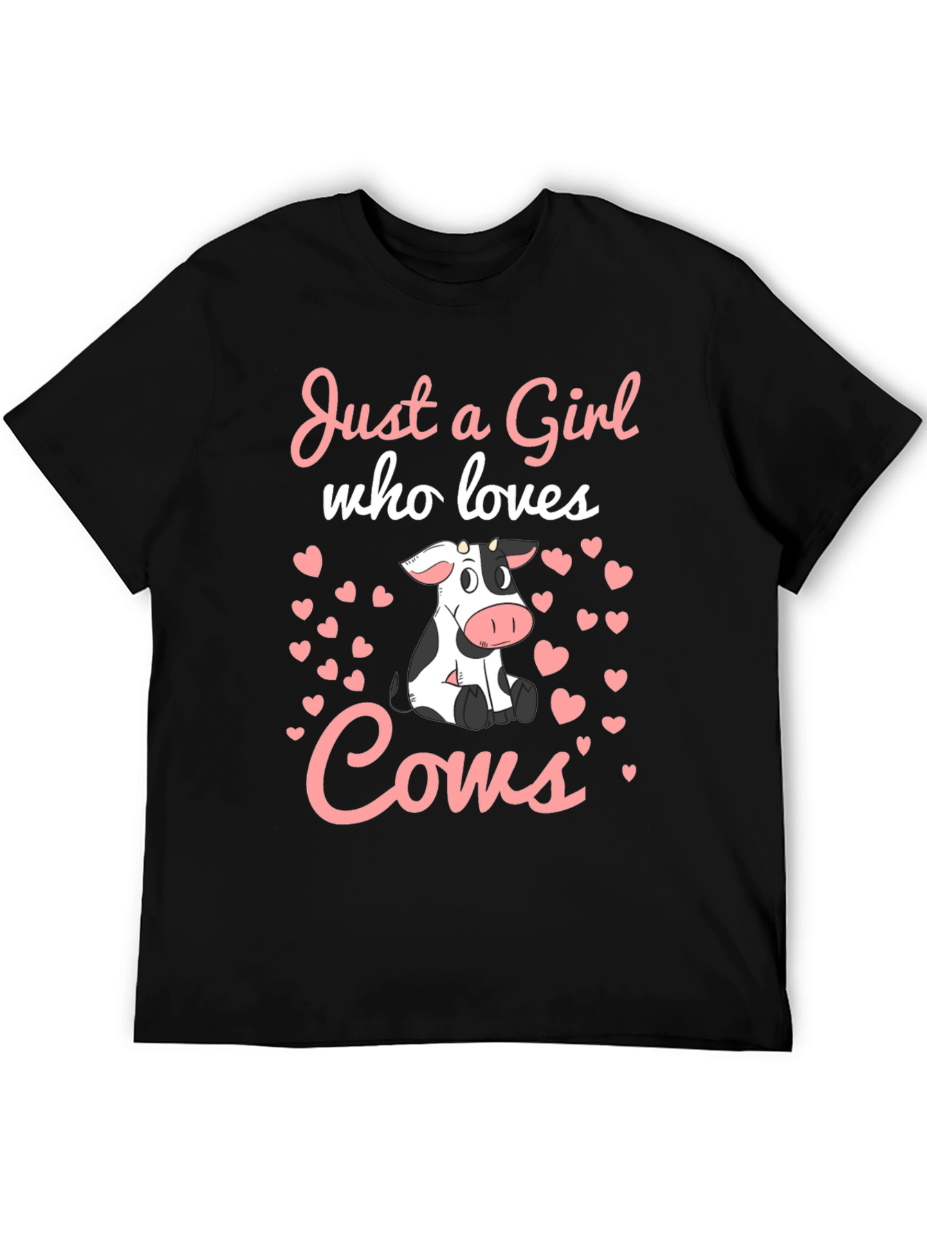 Just a Girl Who Loves Cows T-Shirt