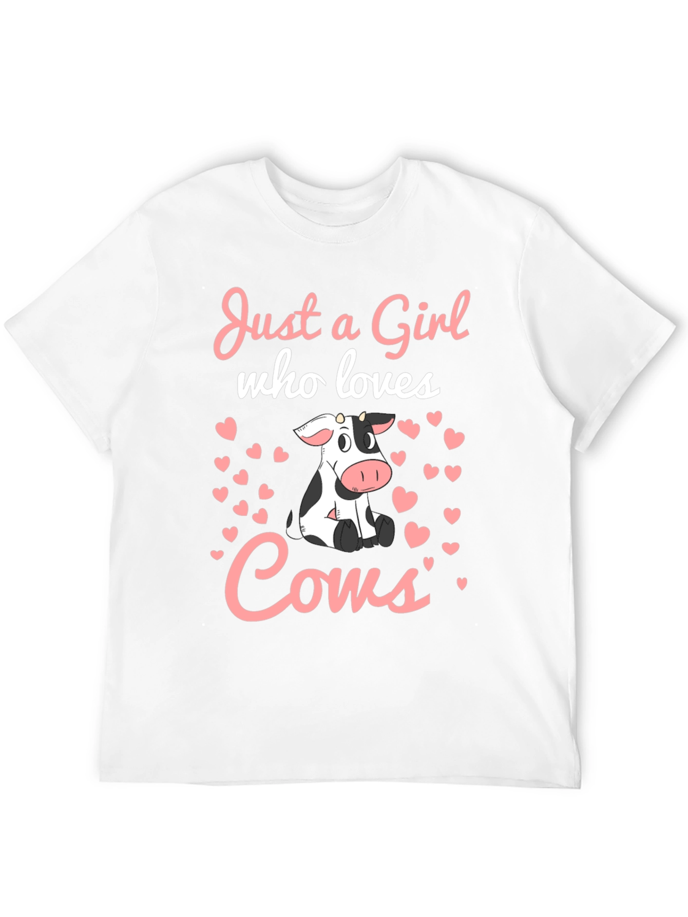 Just a Girl Who Loves Cows T-Shirt