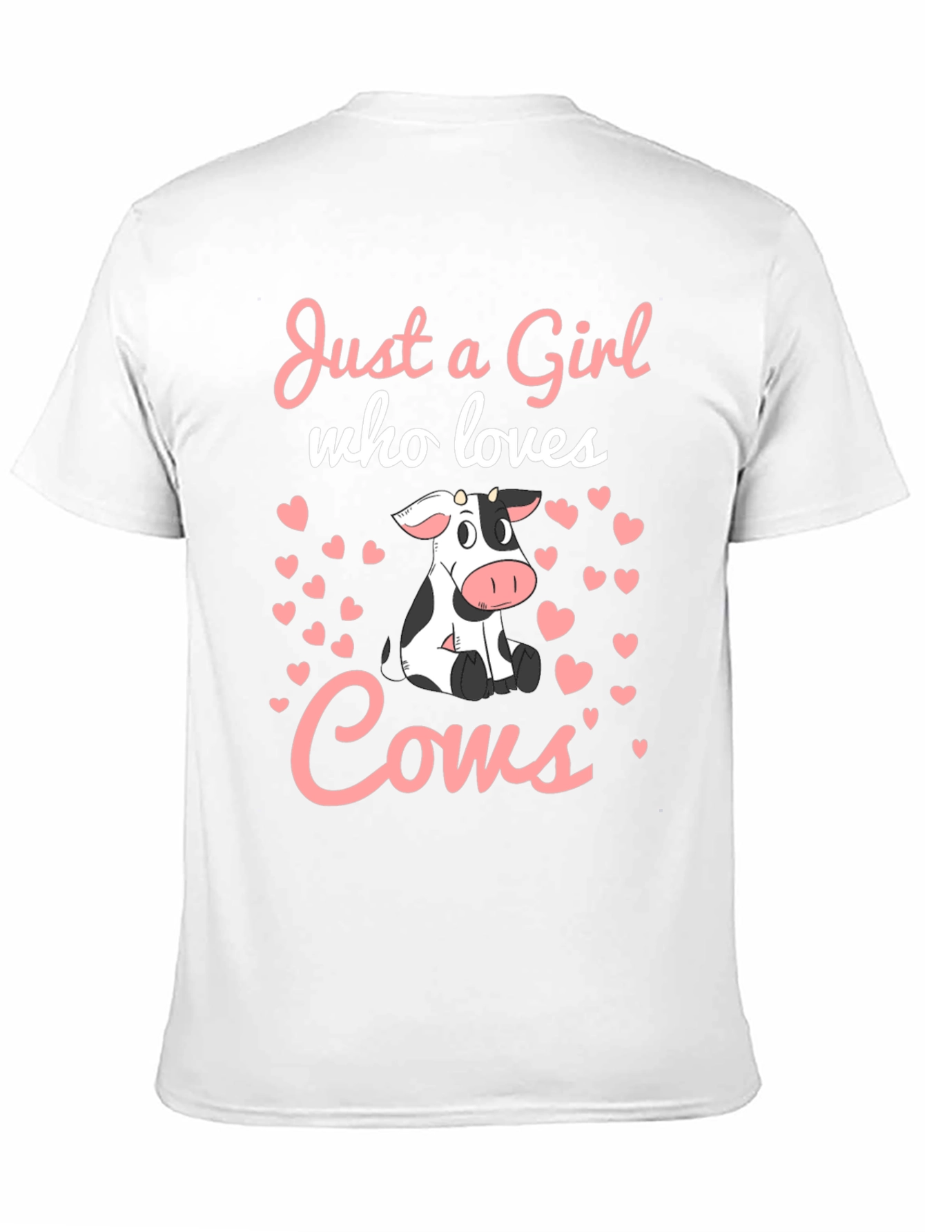 Just a Girl Who Loves Cows T-Shirt