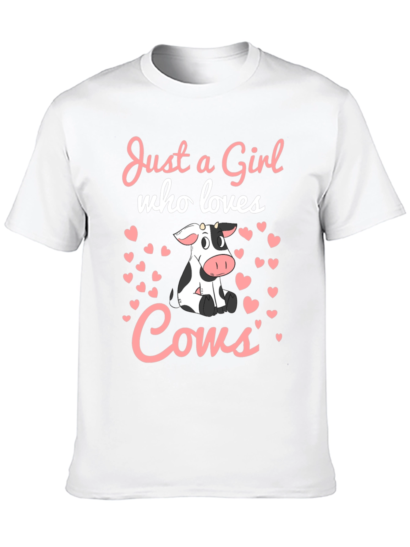 Just a Girl Who Loves Cows T-Shirt