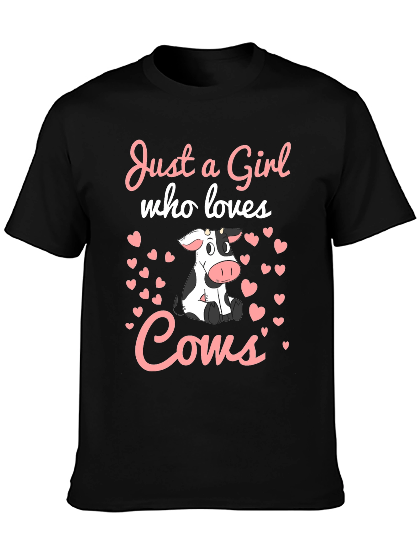 Just a Girl Who Loves Cows T-Shirt
