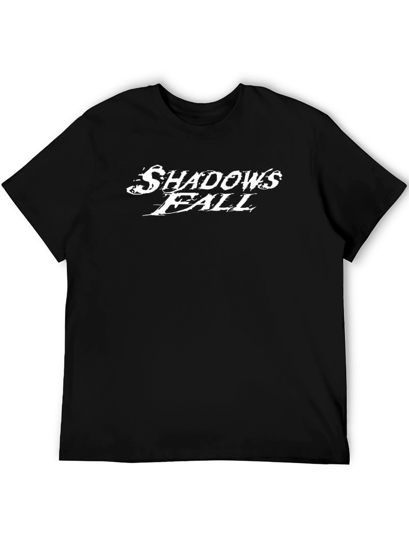Shadows Fall Band Tee - Black Cotton Graphic T-Shirt