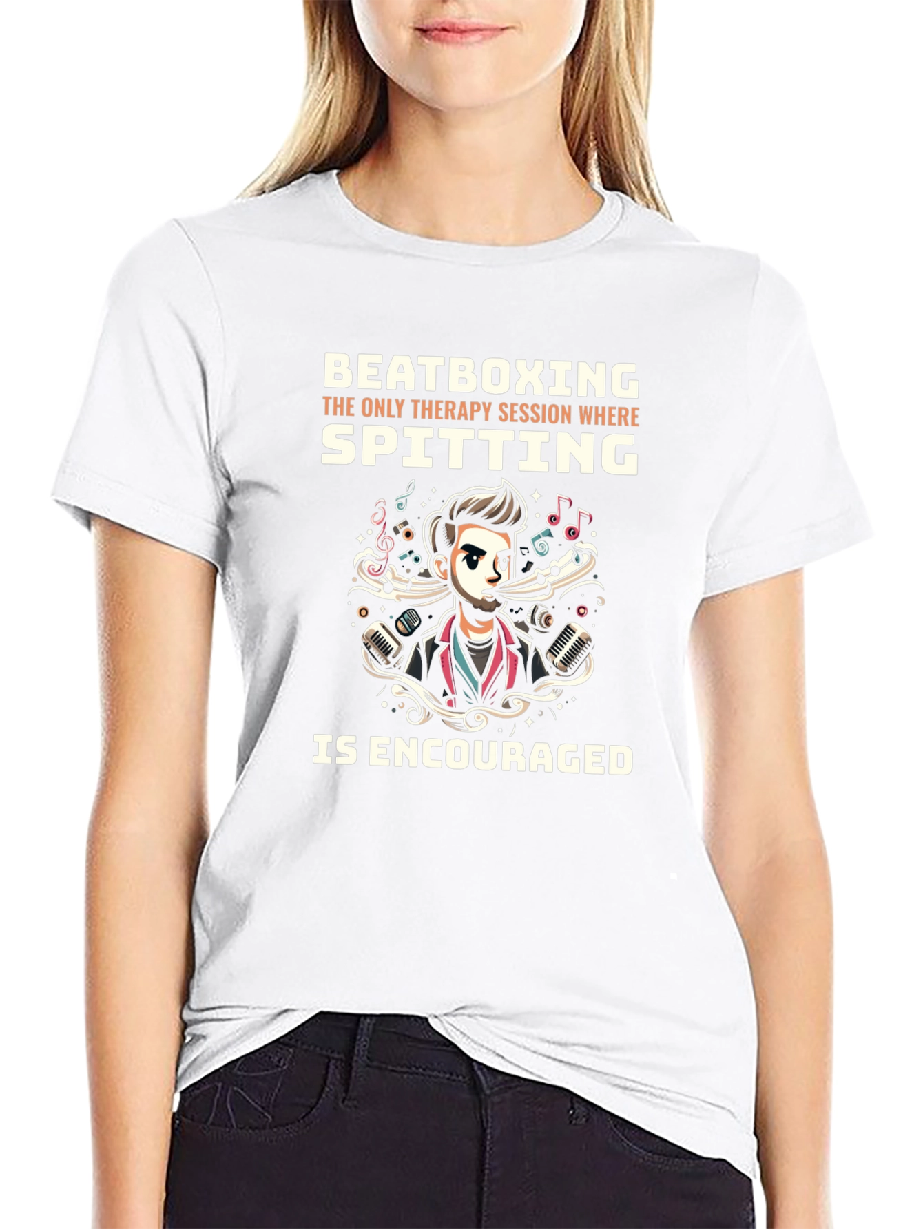 Beatboxing Therapy Session Graphic Tee