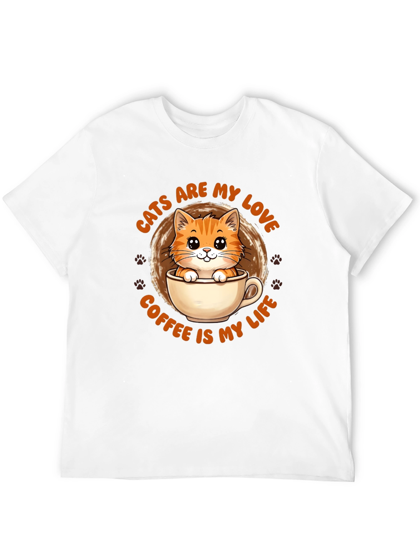 Cats Are My Love Coffee Is My Life T-Shirt