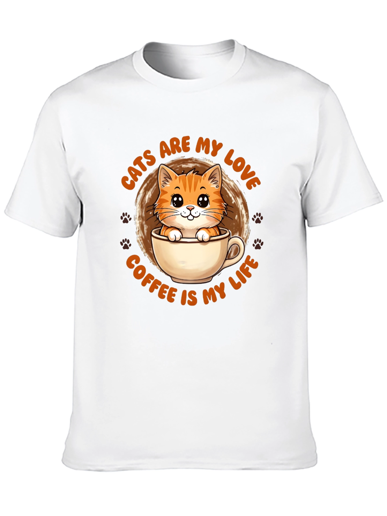Cats Are My Love Coffee Is My Life T-Shirt