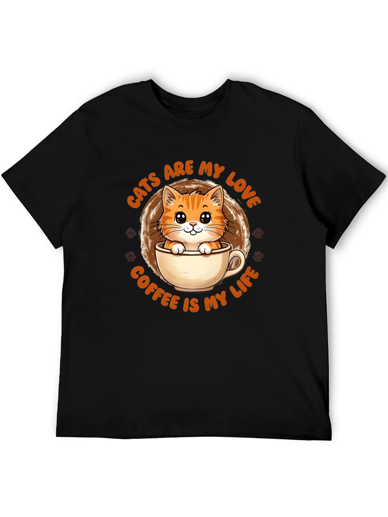 Cats Are My Love Coffee Is My Life T-Shirt