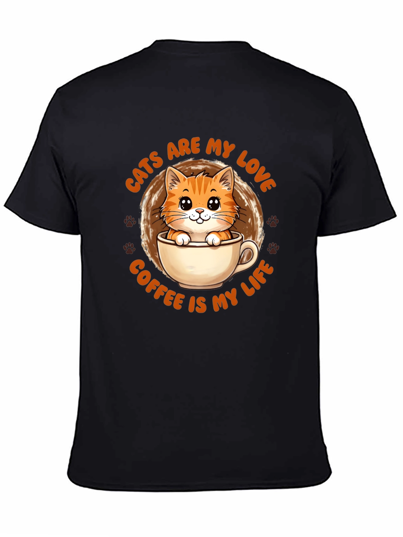 Cats Are My Love Coffee Is My Life T-Shirt
