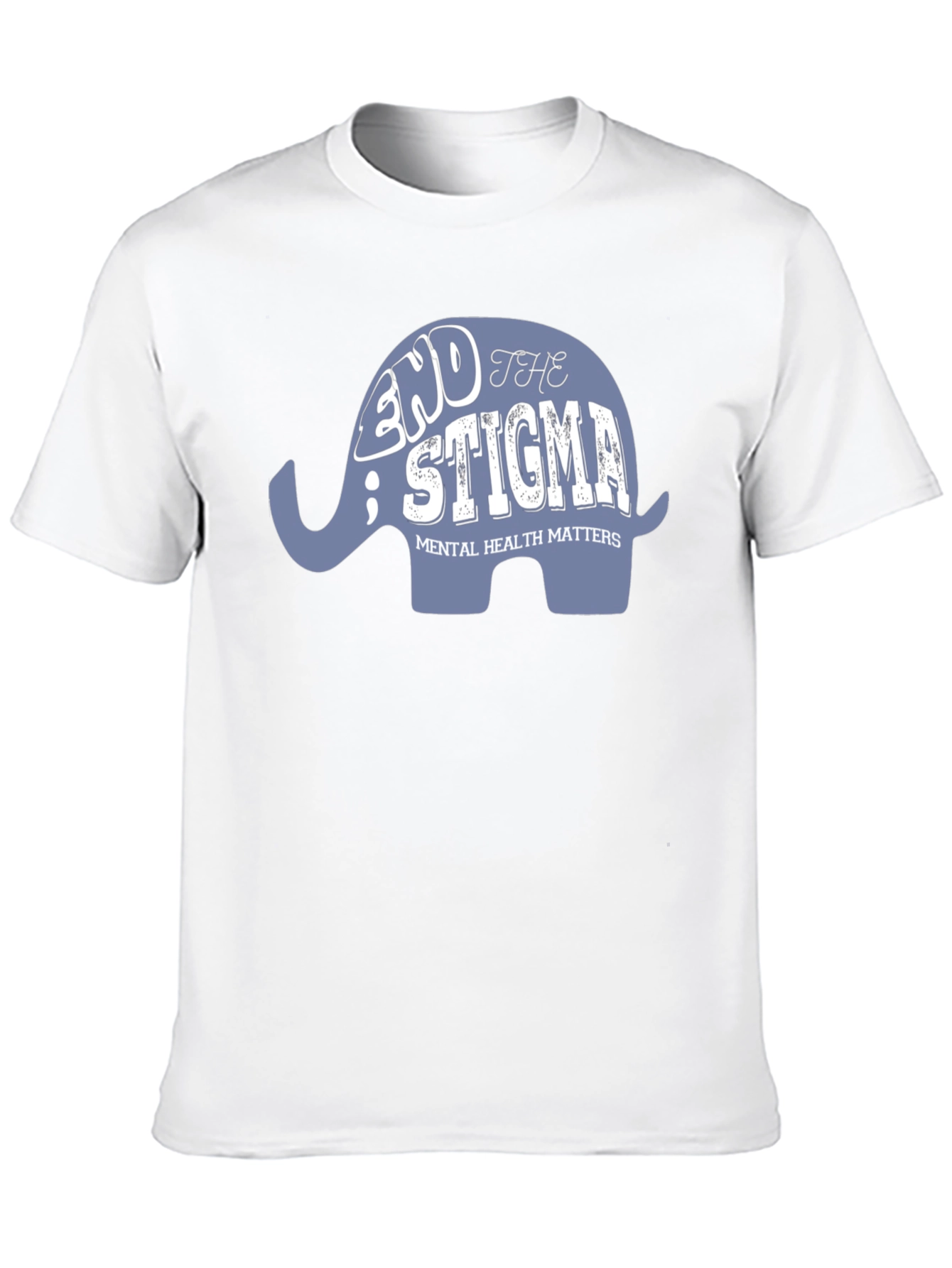 End the Stigma Mental Health Matters Graphic T-Shirt