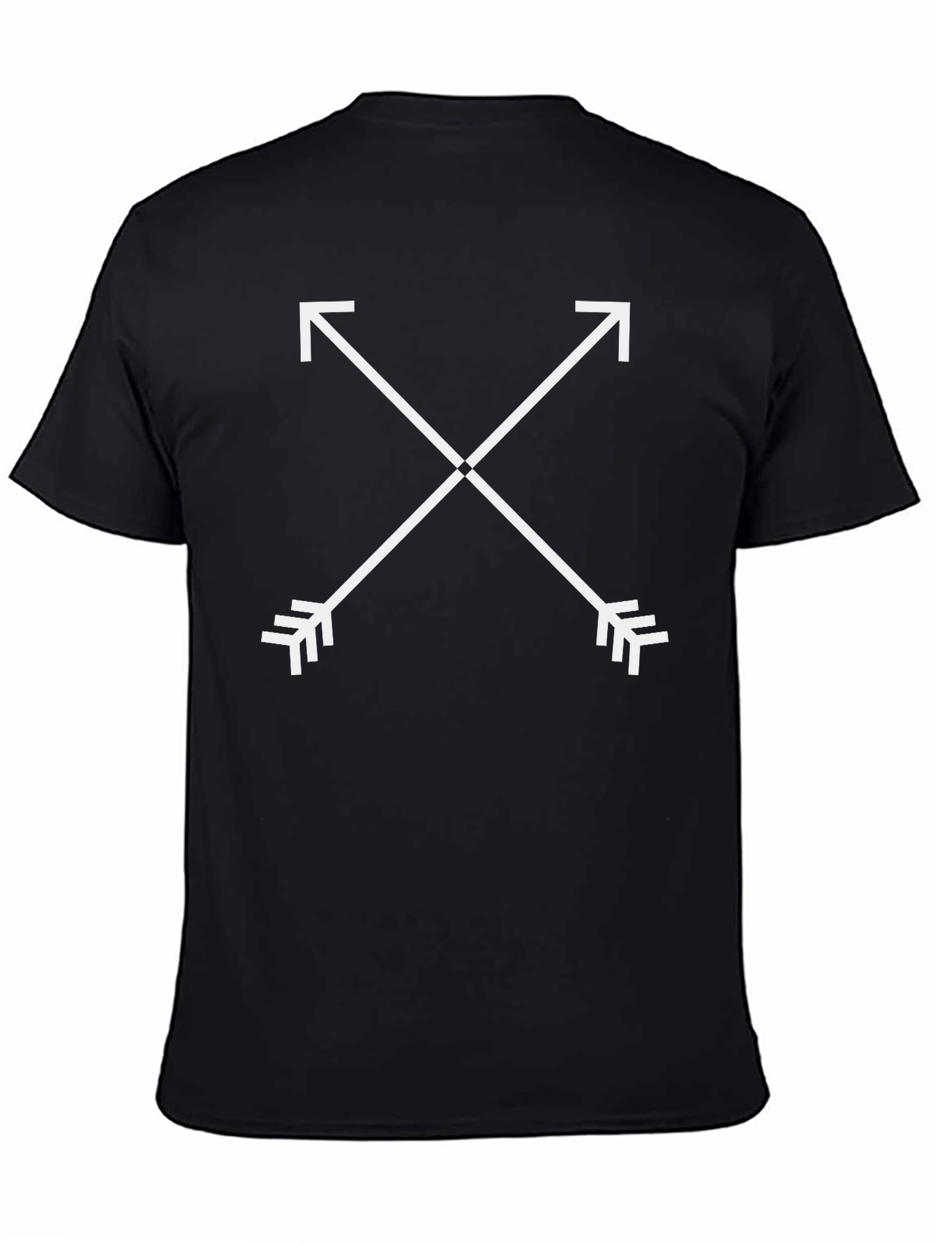 Arrow Graphic T-Shirt - Stylish Black Tee