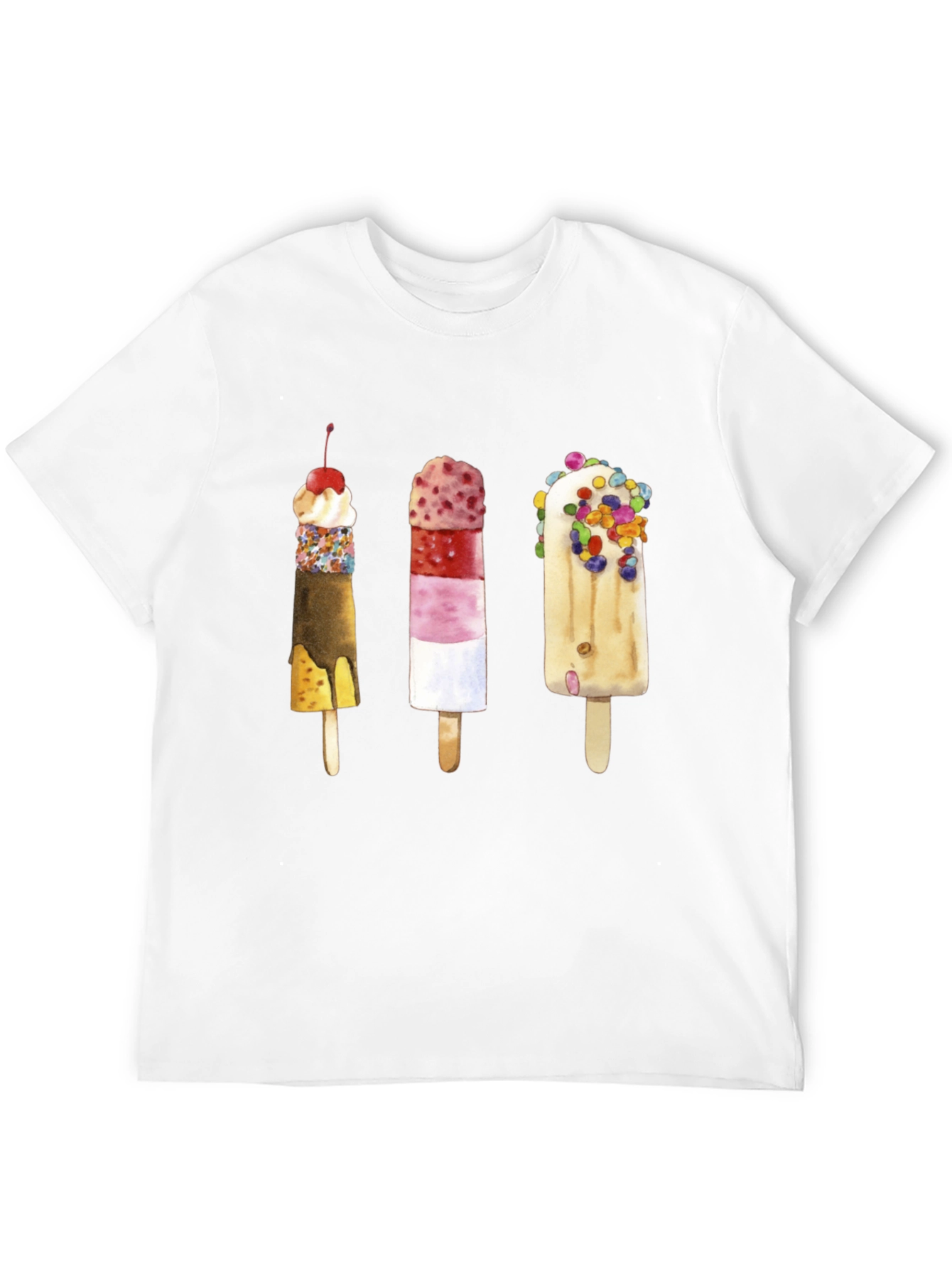 Fun Popsicle Graphic Tee - Unique Summer Style