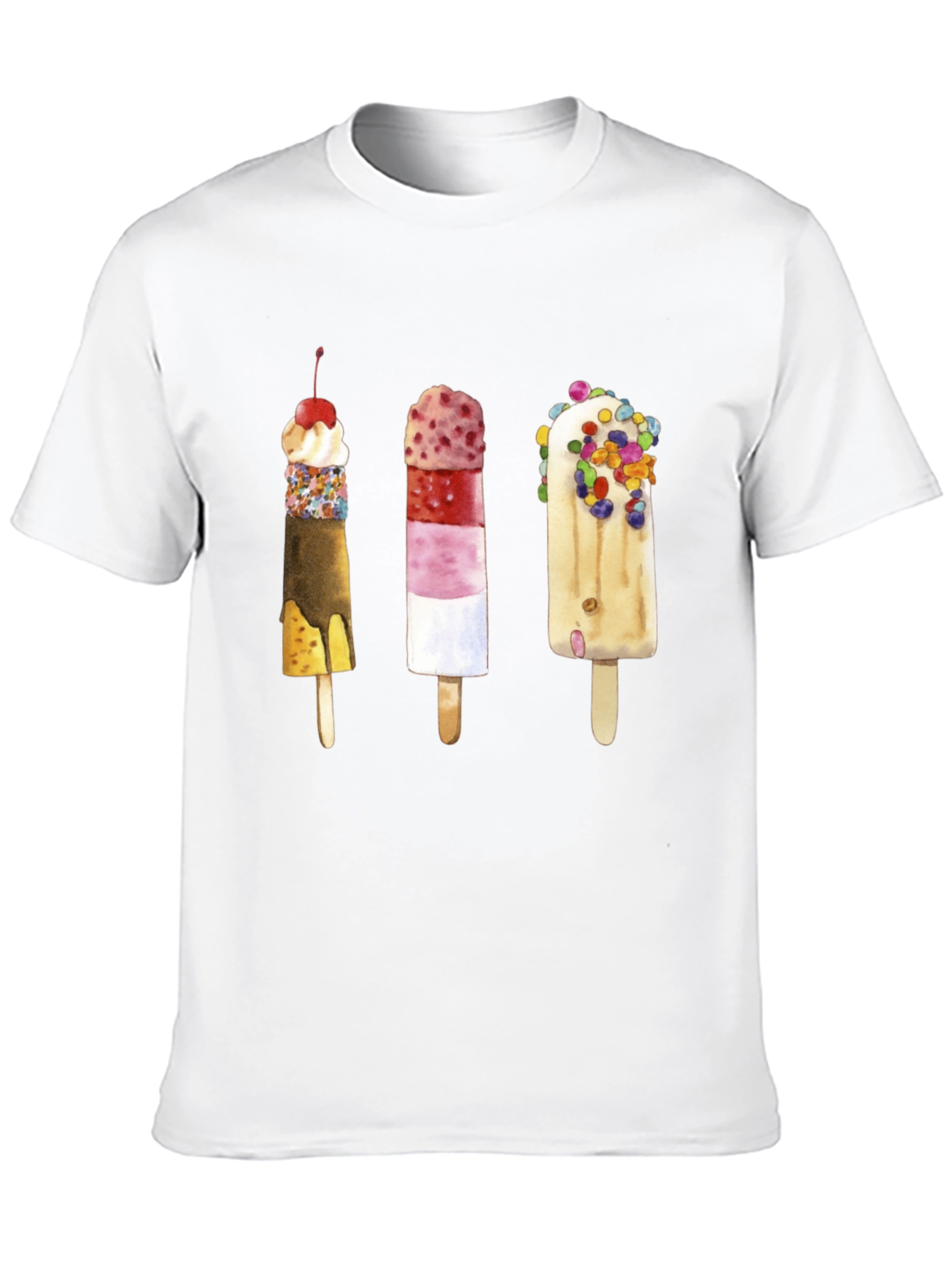 Fun Popsicle Graphic Tee - Unique Summer Style