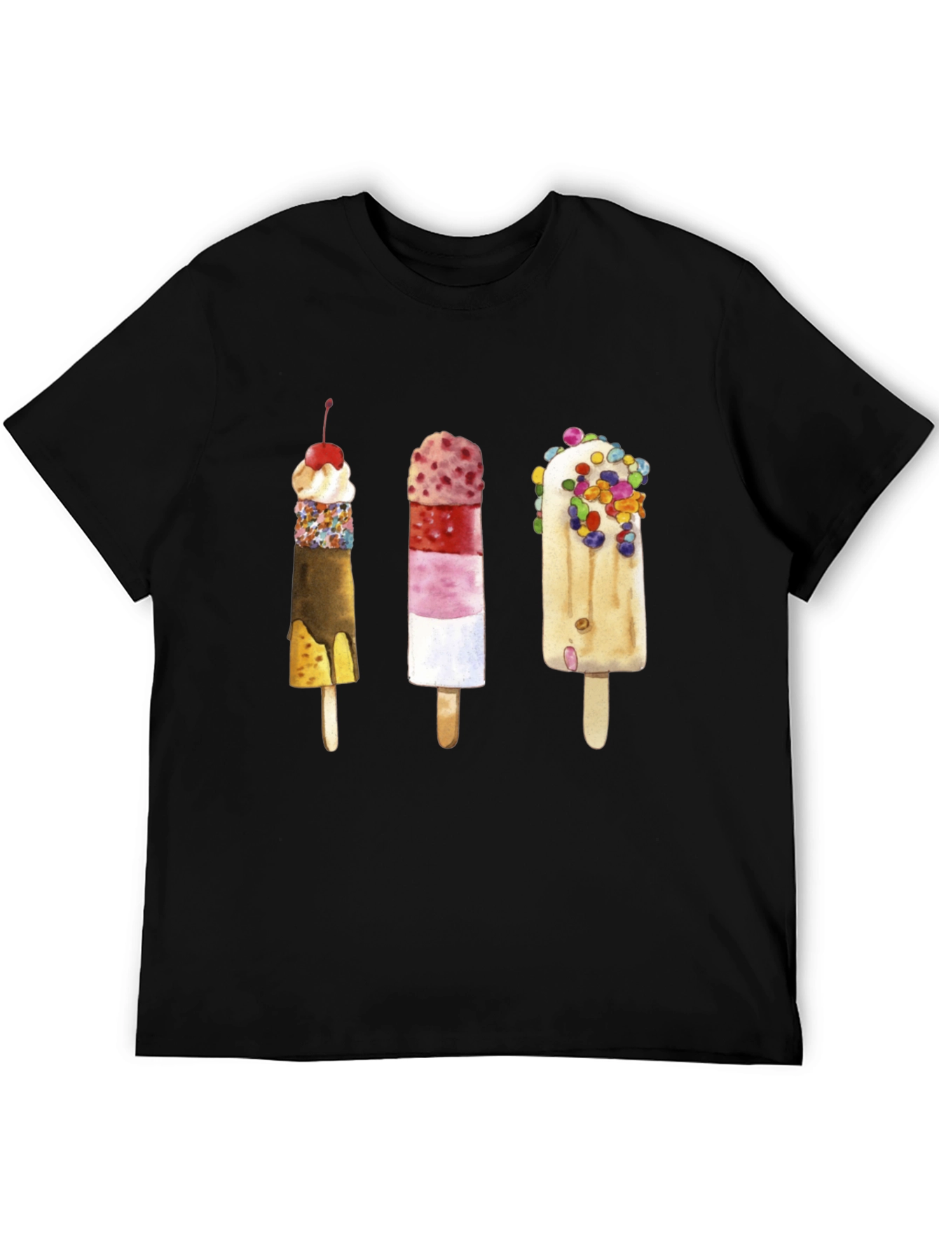 Fun Popsicle Graphic Tee - Unique Summer Style