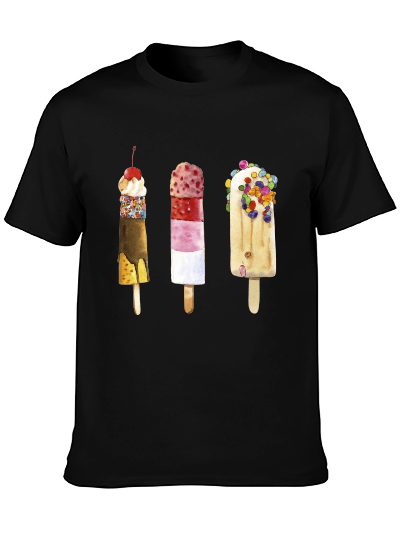 Fun Popsicle Graphic Tee - Unique Summer Style