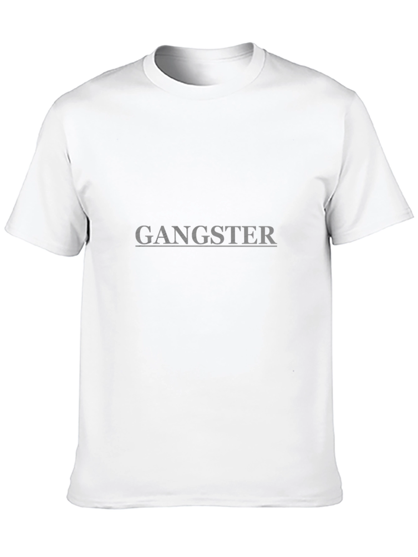 Gangster Graphic Tee - Classic Black T-Shirt