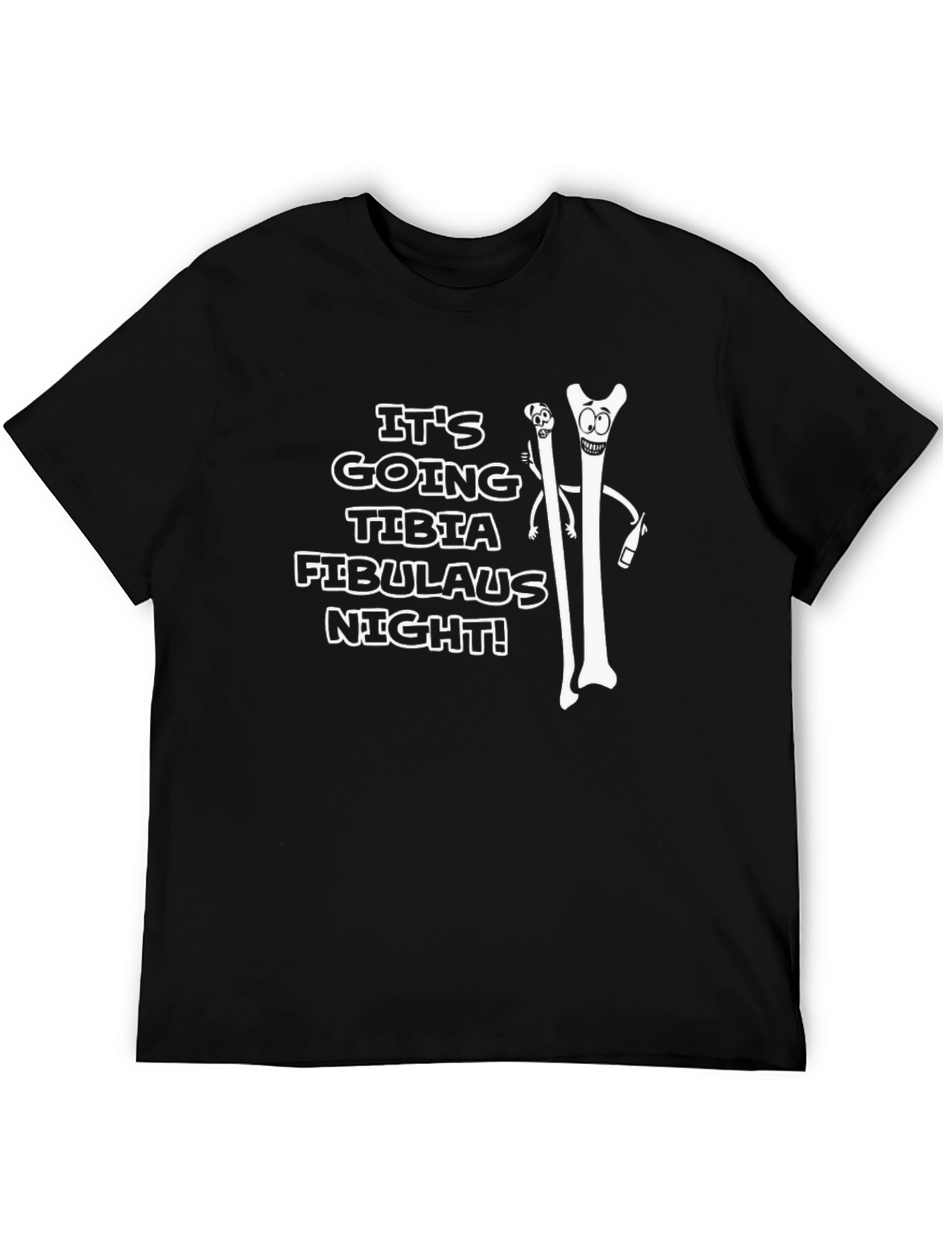 Tibia Fibulaus Night Funny Anatomy T-Shirt