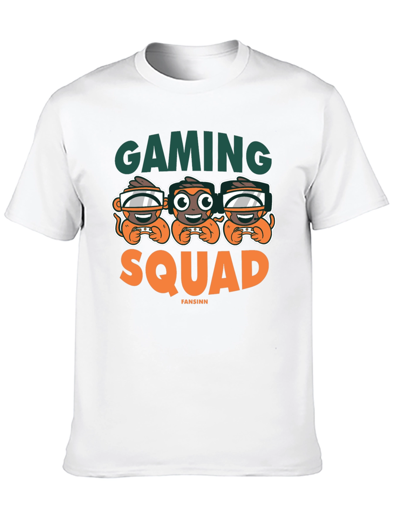 Gaming Squad Graphic Tee - Black Unisex Shirt