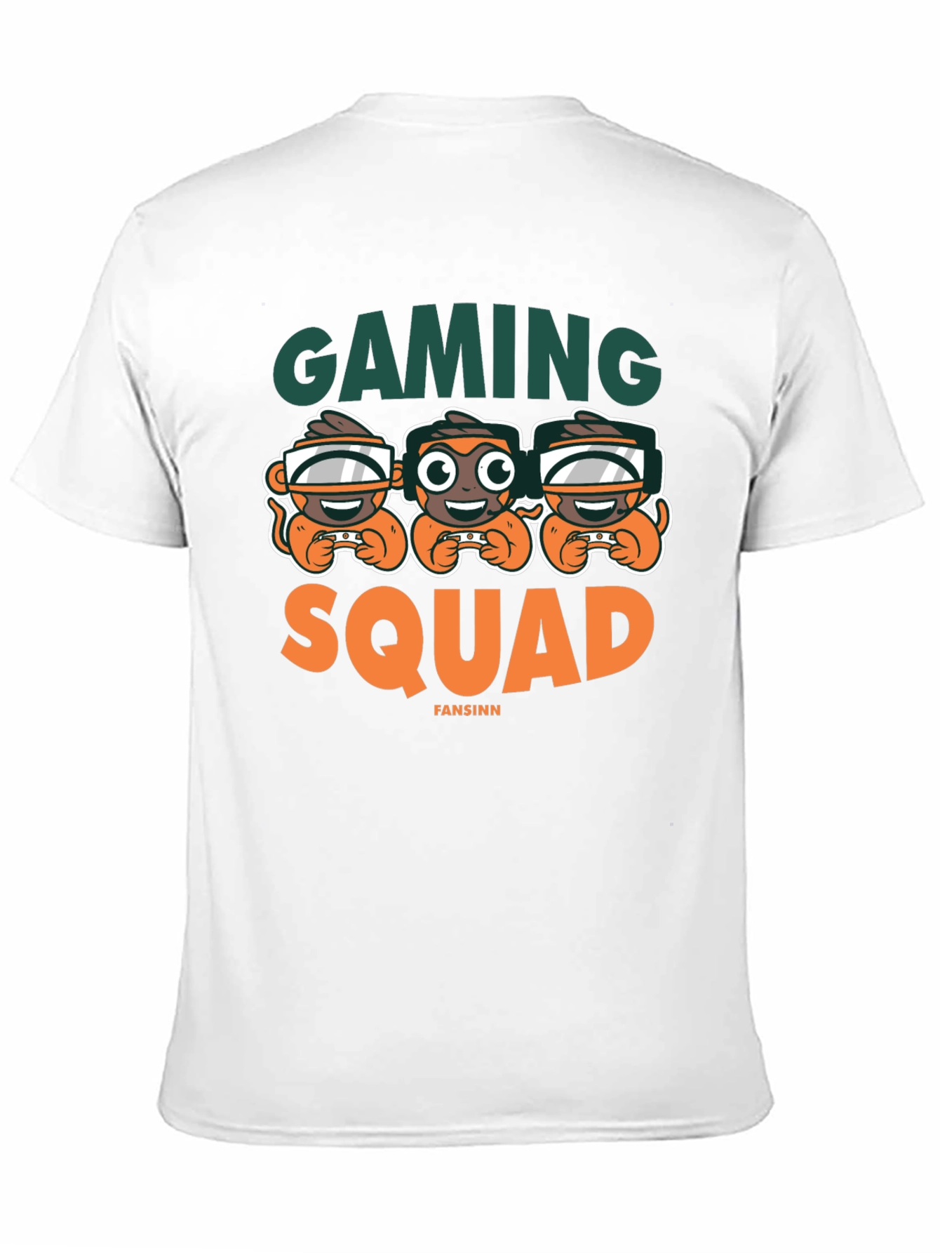 Gaming Squad Graphic Tee - Black Unisex Shirt
