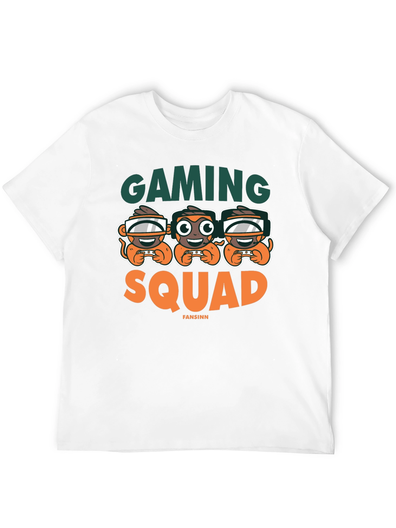 Gaming Squad Graphic Tee - Black Unisex Shirt