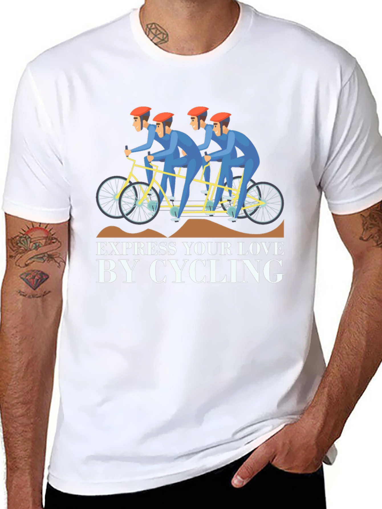 Cycling Love Graphic Tee
