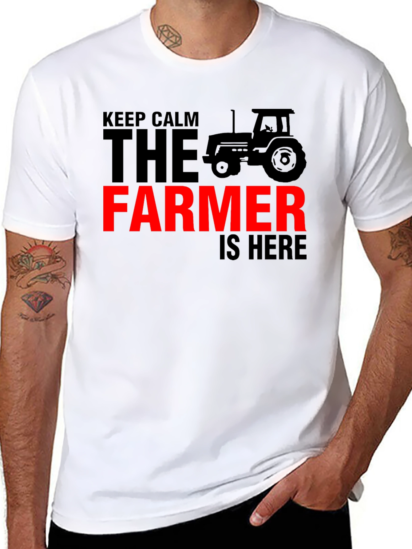 Keep Calm Farmer T-Shirt