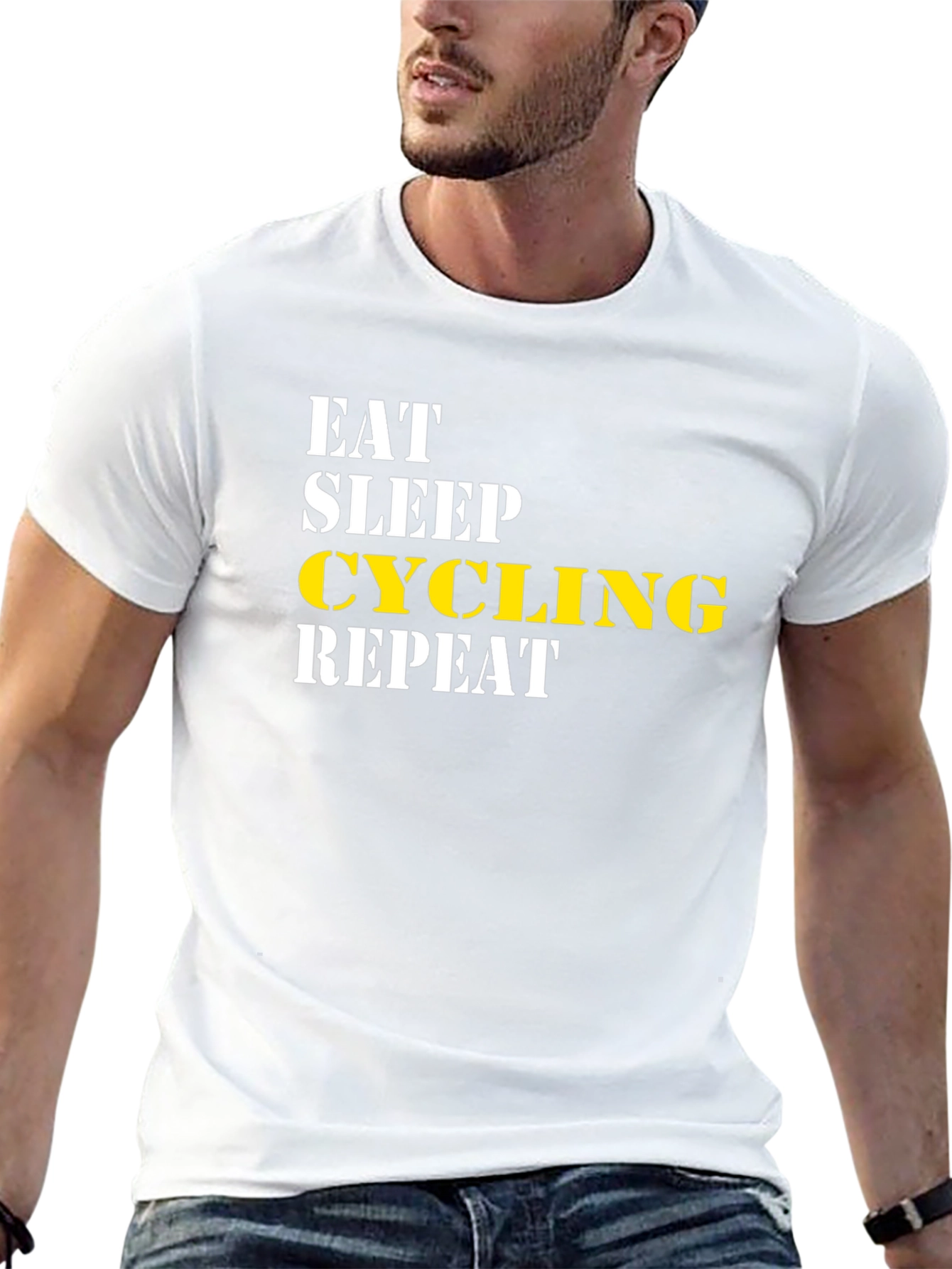 Eat Sleep Cycling Repeat T-Shirt