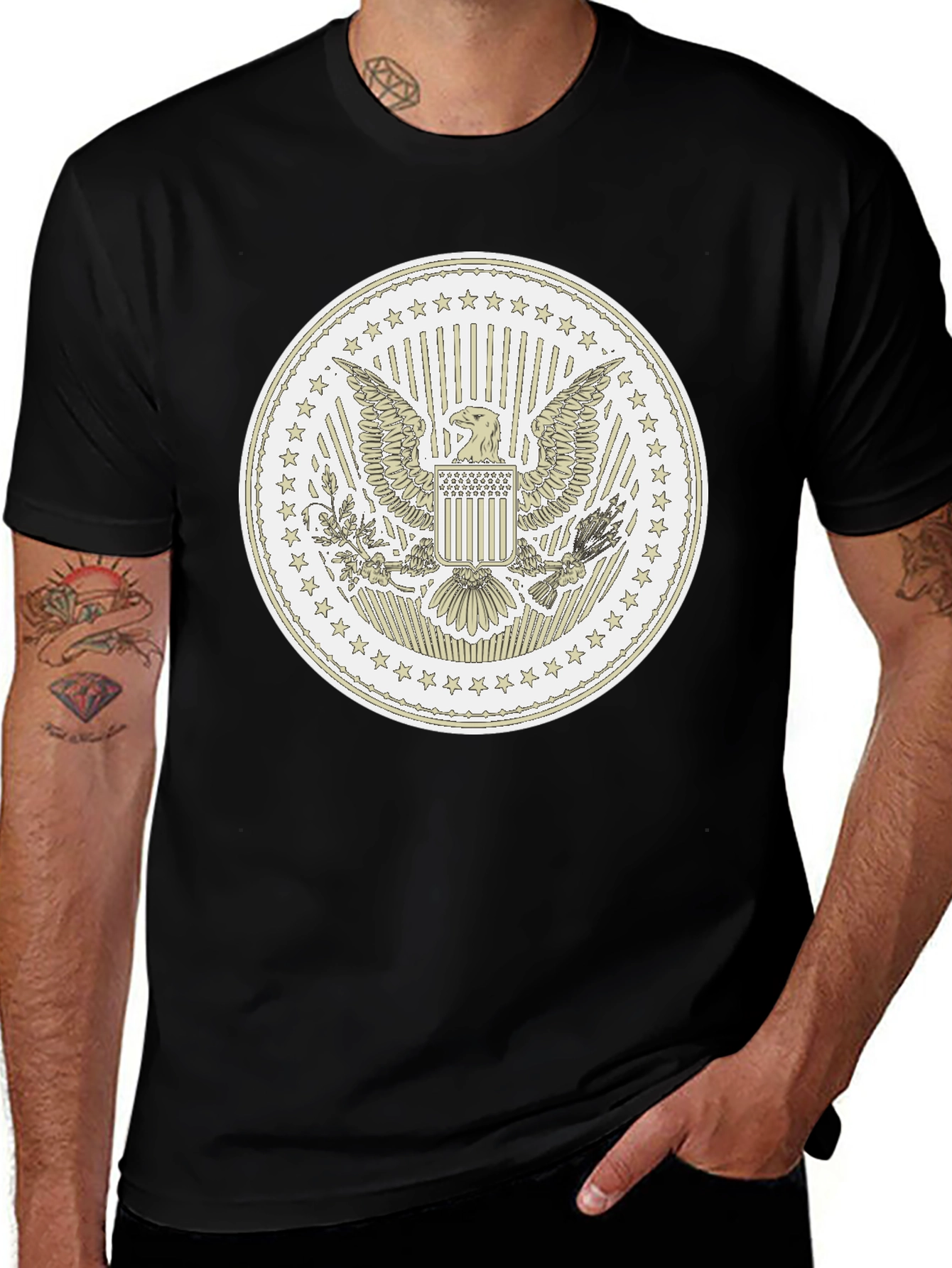 Presidential Seal Black T-Shirt