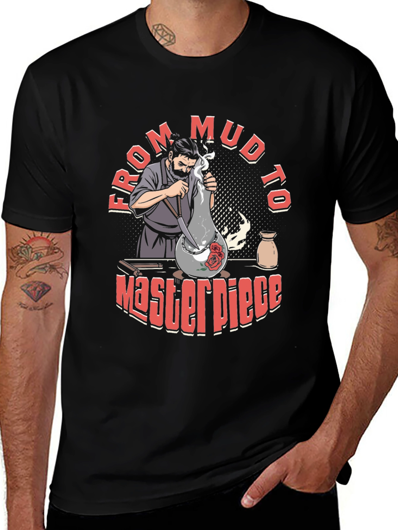 Artisan Pottery T-Shirt: From Mud To Masterpiece