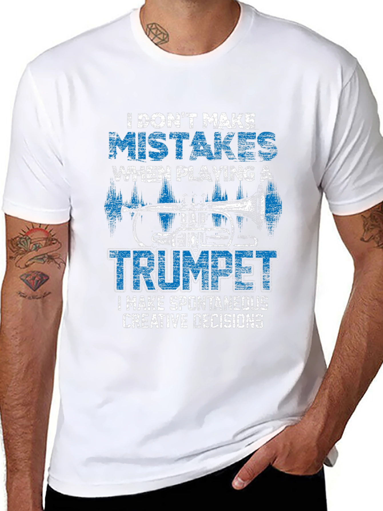 Trumpet Player T-Shirt: I Dont Make Mistakes
