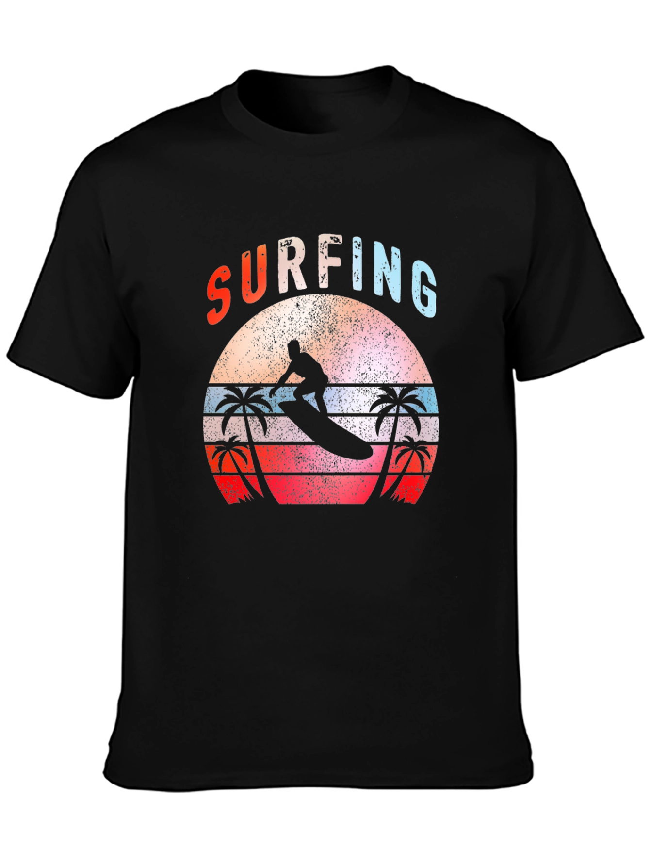 Retro Surfing Sunset T-Shirt