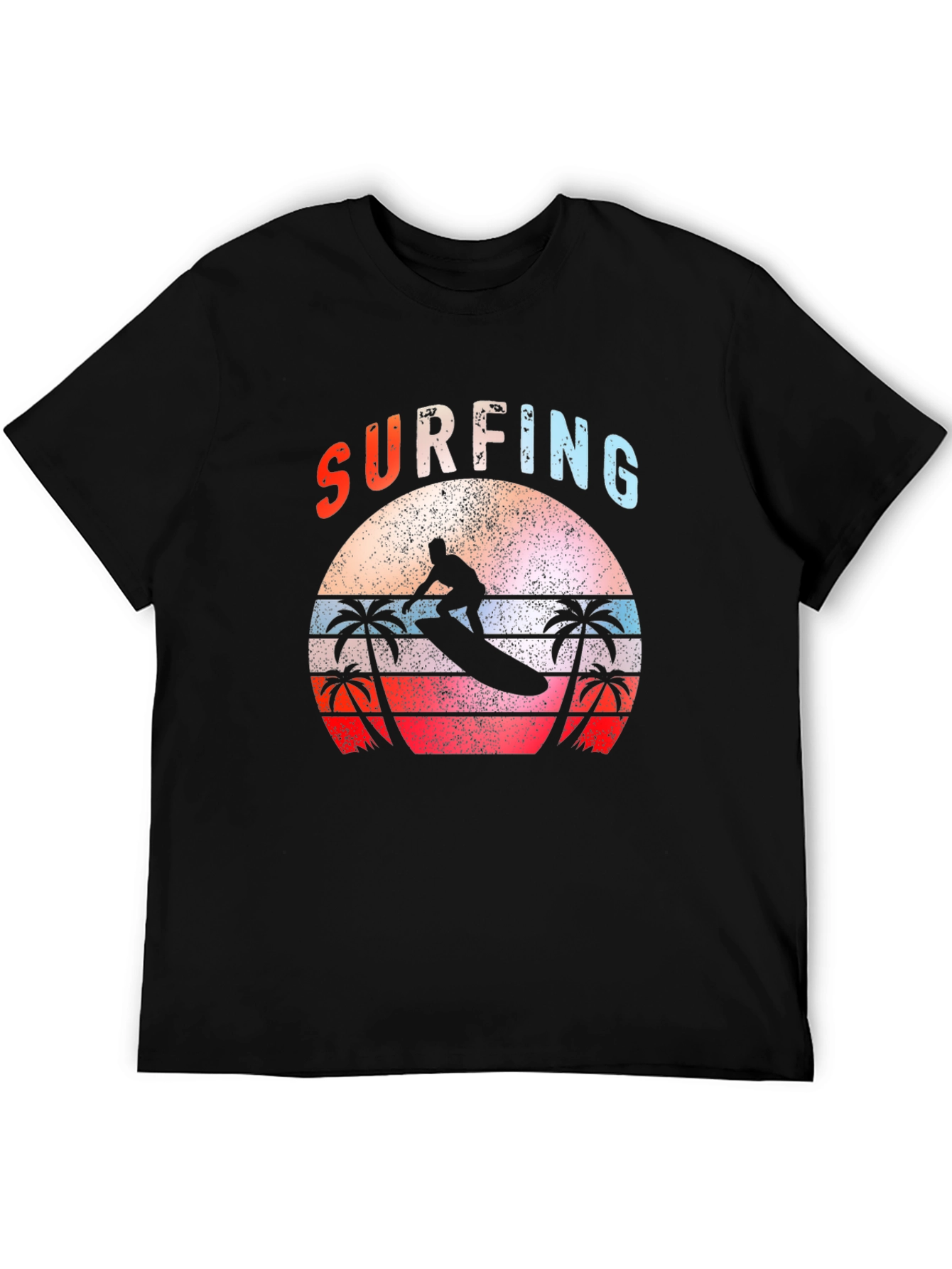 Retro Surfing Sunset T-Shirt