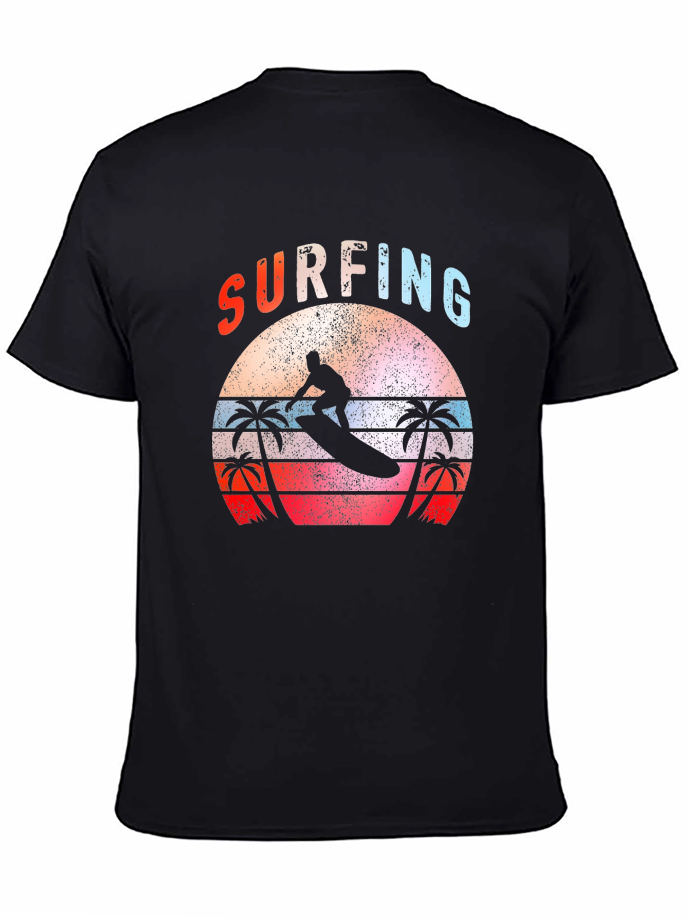 Retro Surfing Sunset T-Shirt