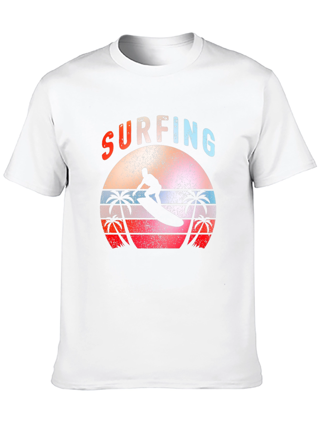 Retro Surfing Sunset T-Shirt