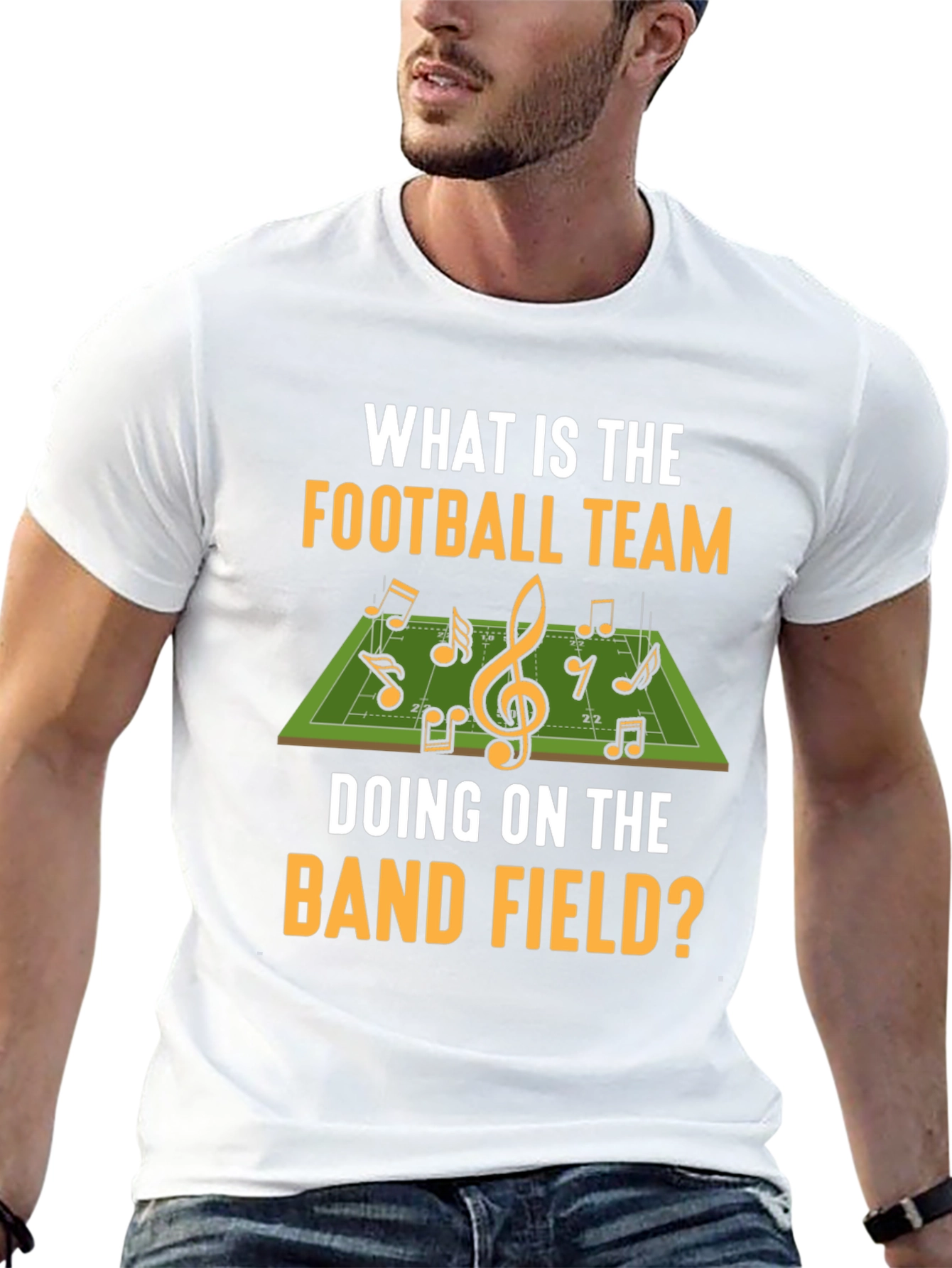 Football Team Band Field T-Shirt