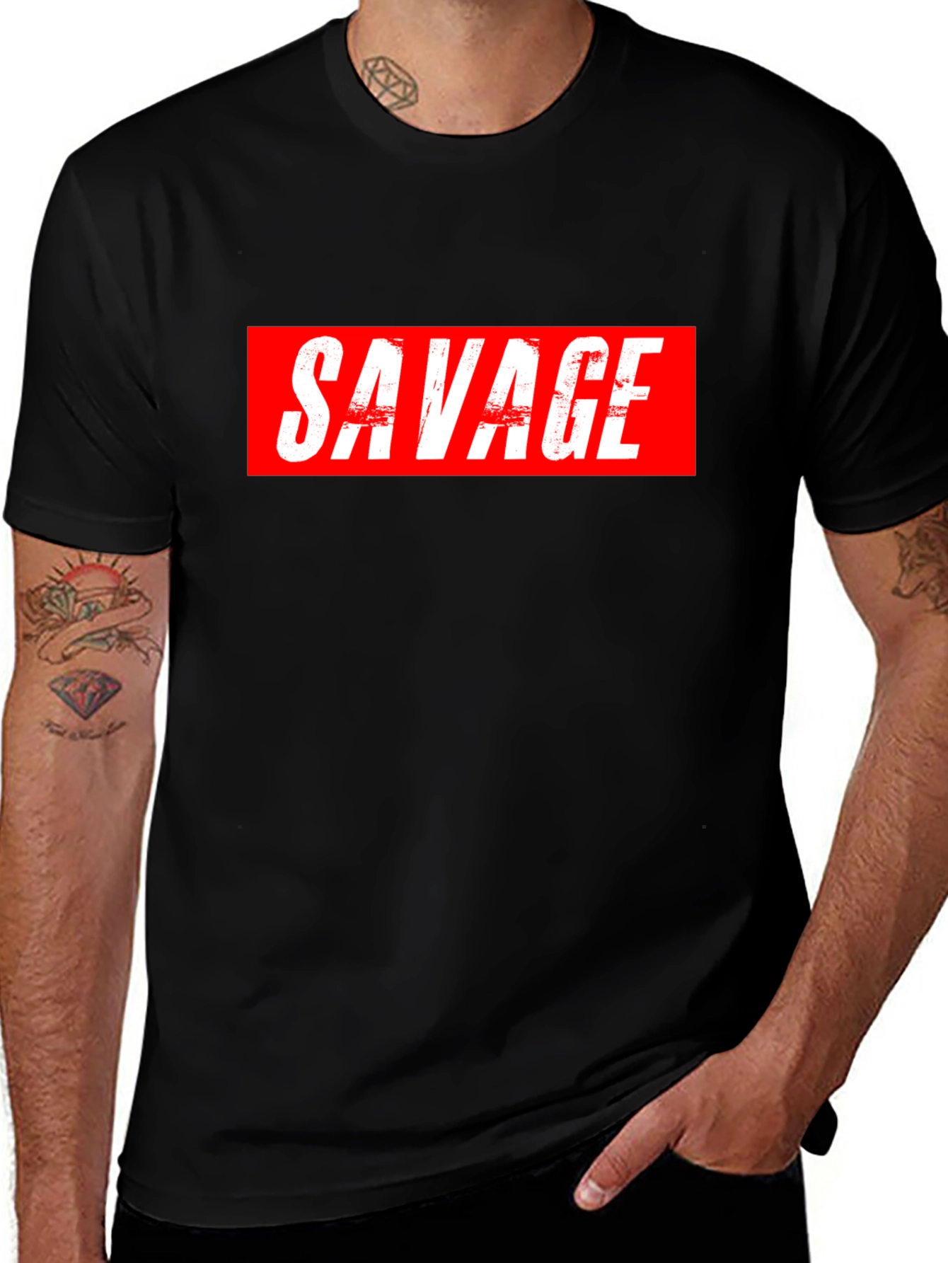 Savage Graphic Tee - Bold Streetwear Style