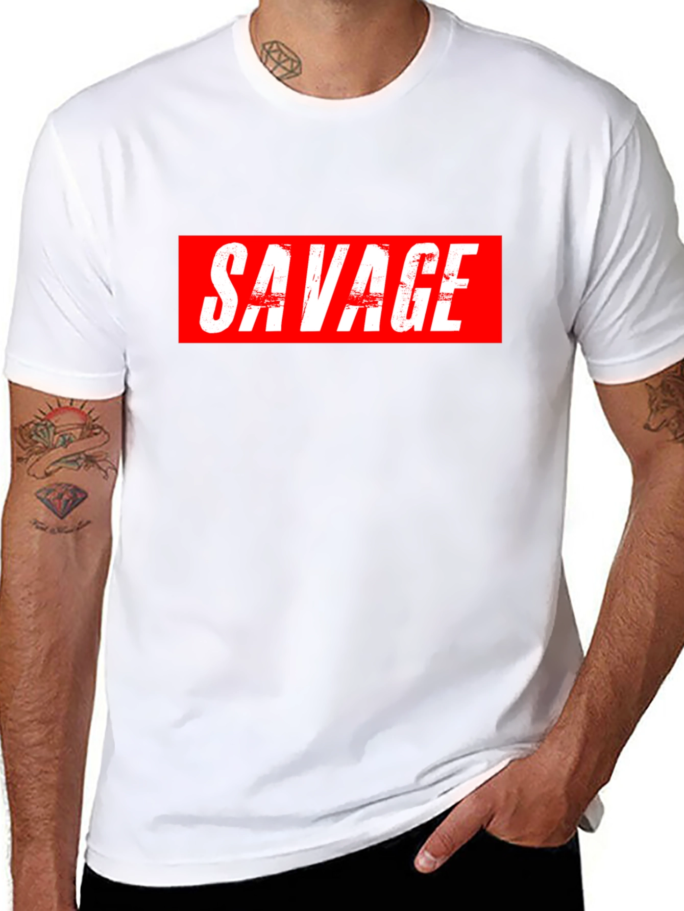 Savage Graphic Tee - Bold Streetwear Style